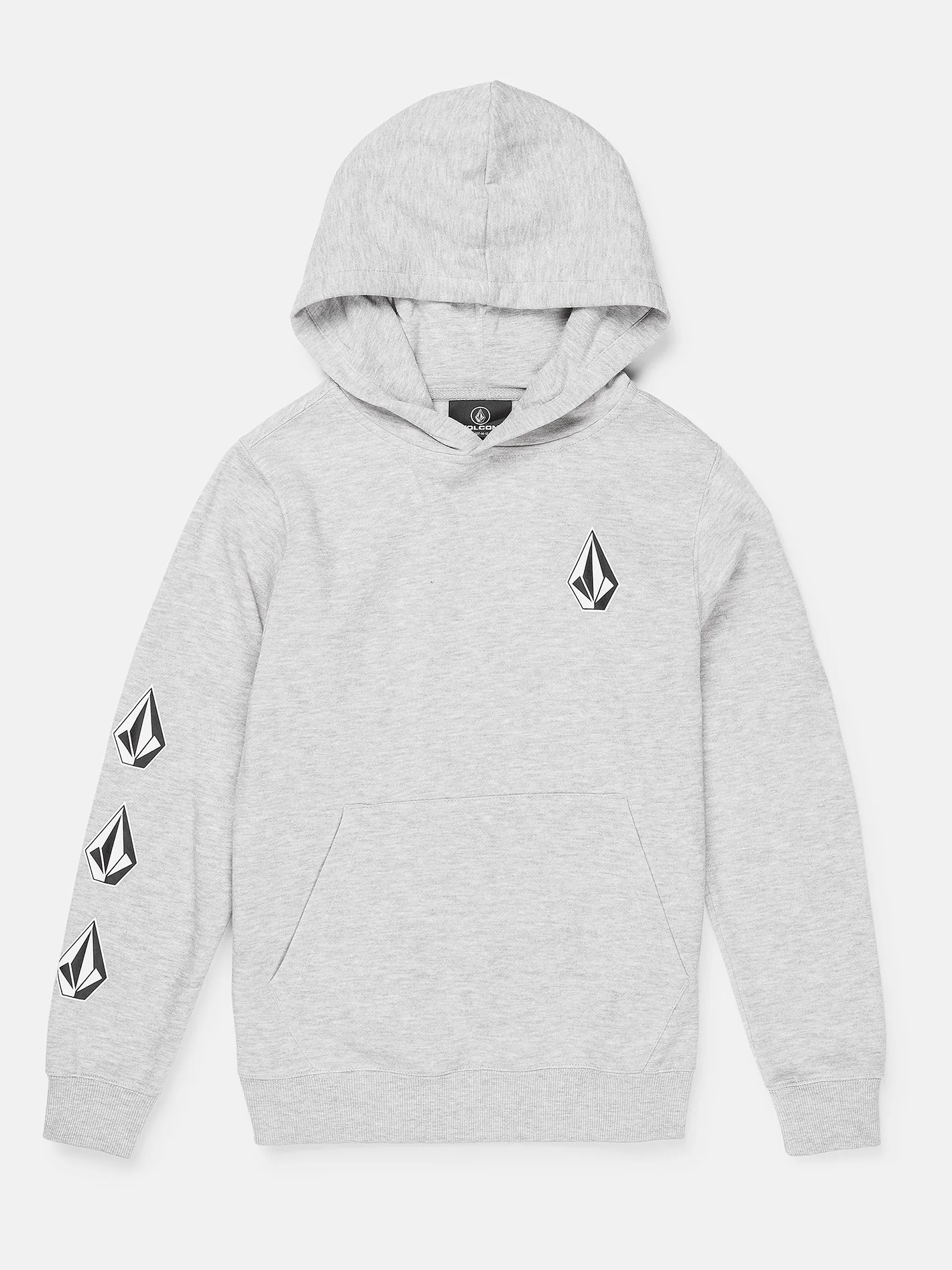 Iconic Stone Hoodie - Heather Grey - (KIDS) - Image 3