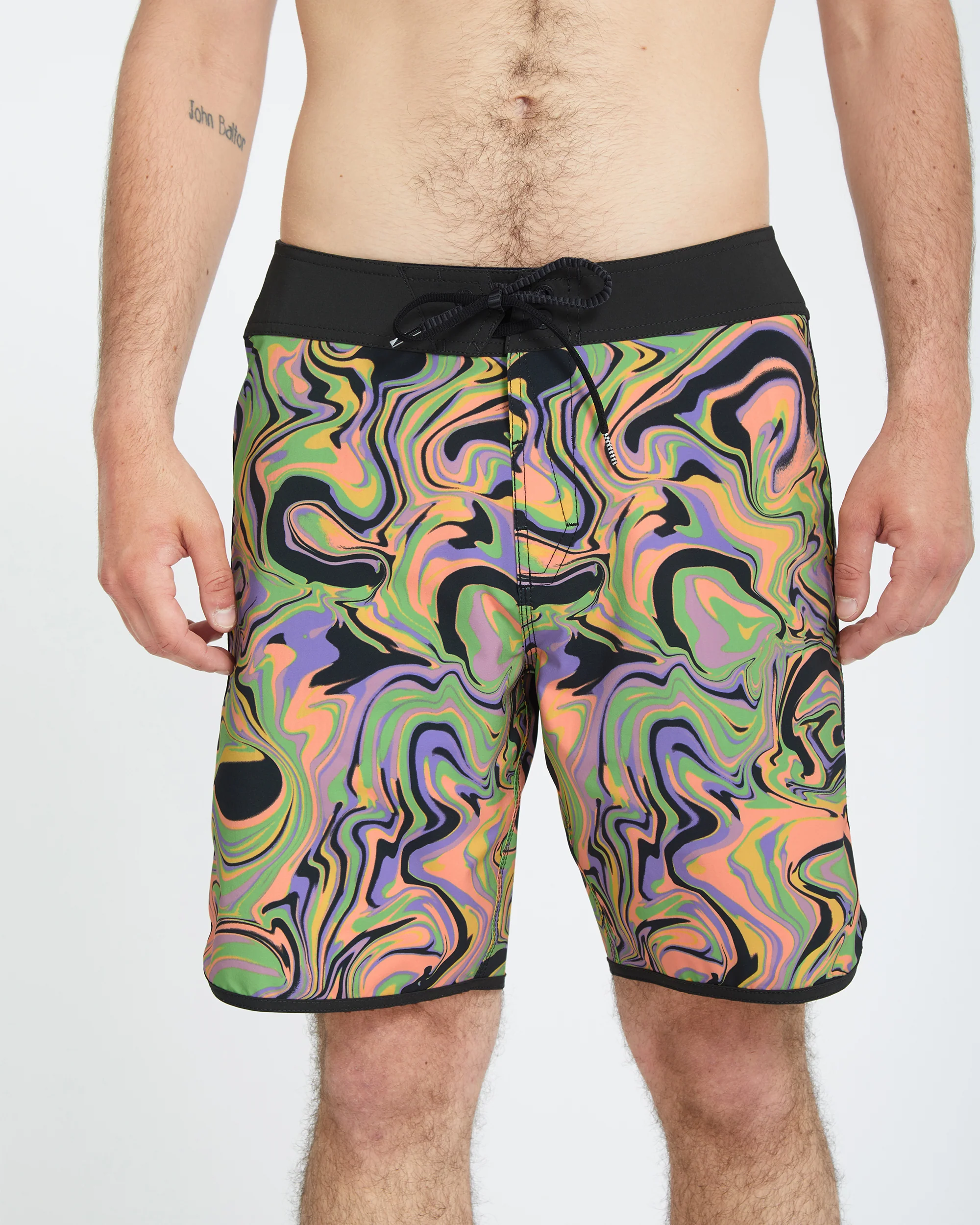 Infuse Scallop Mod 19" Boardshort - STEEL PURPLE - Image 3