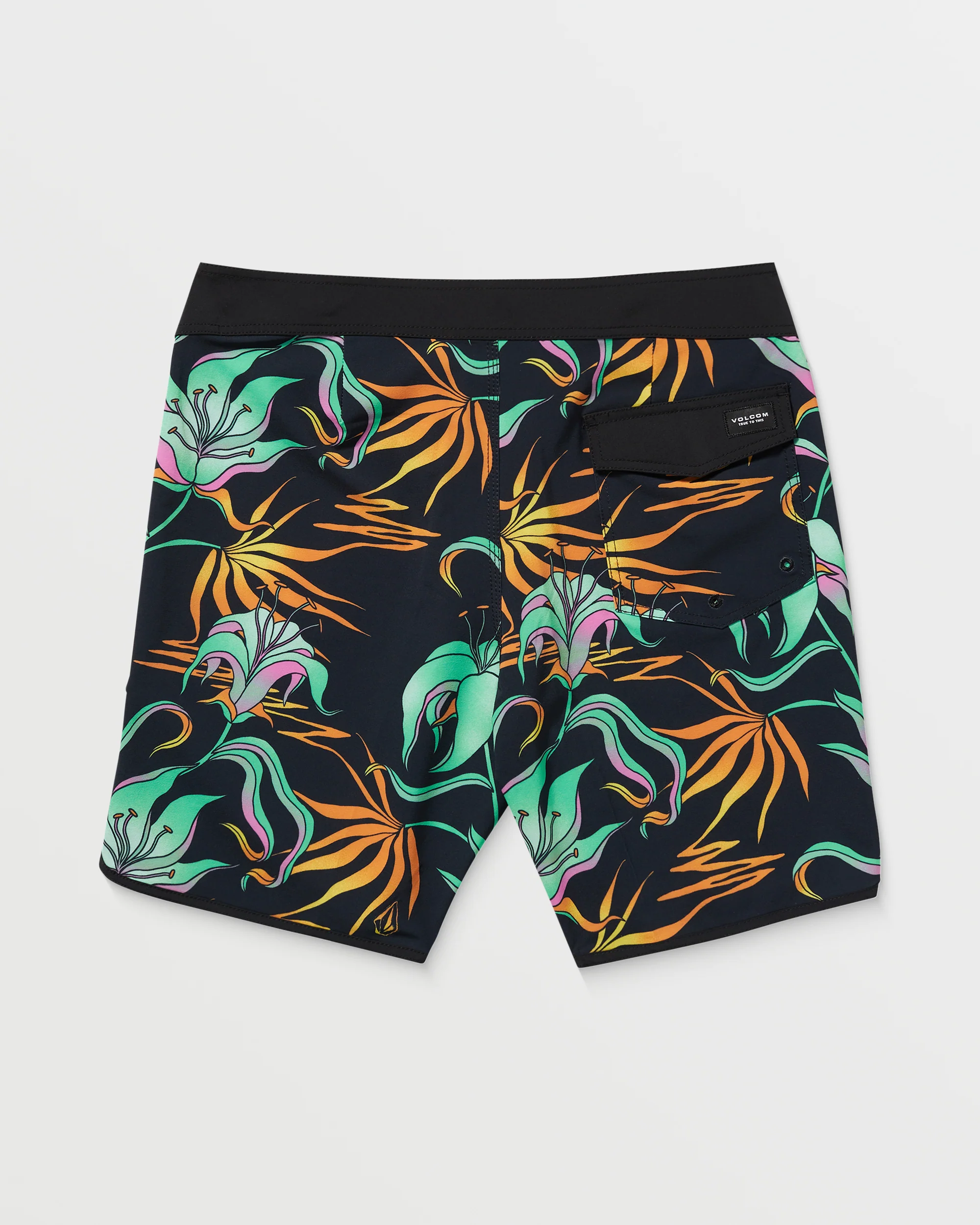 Infuse Scallop Mod 19" Boardshort - Black Green - Image 7