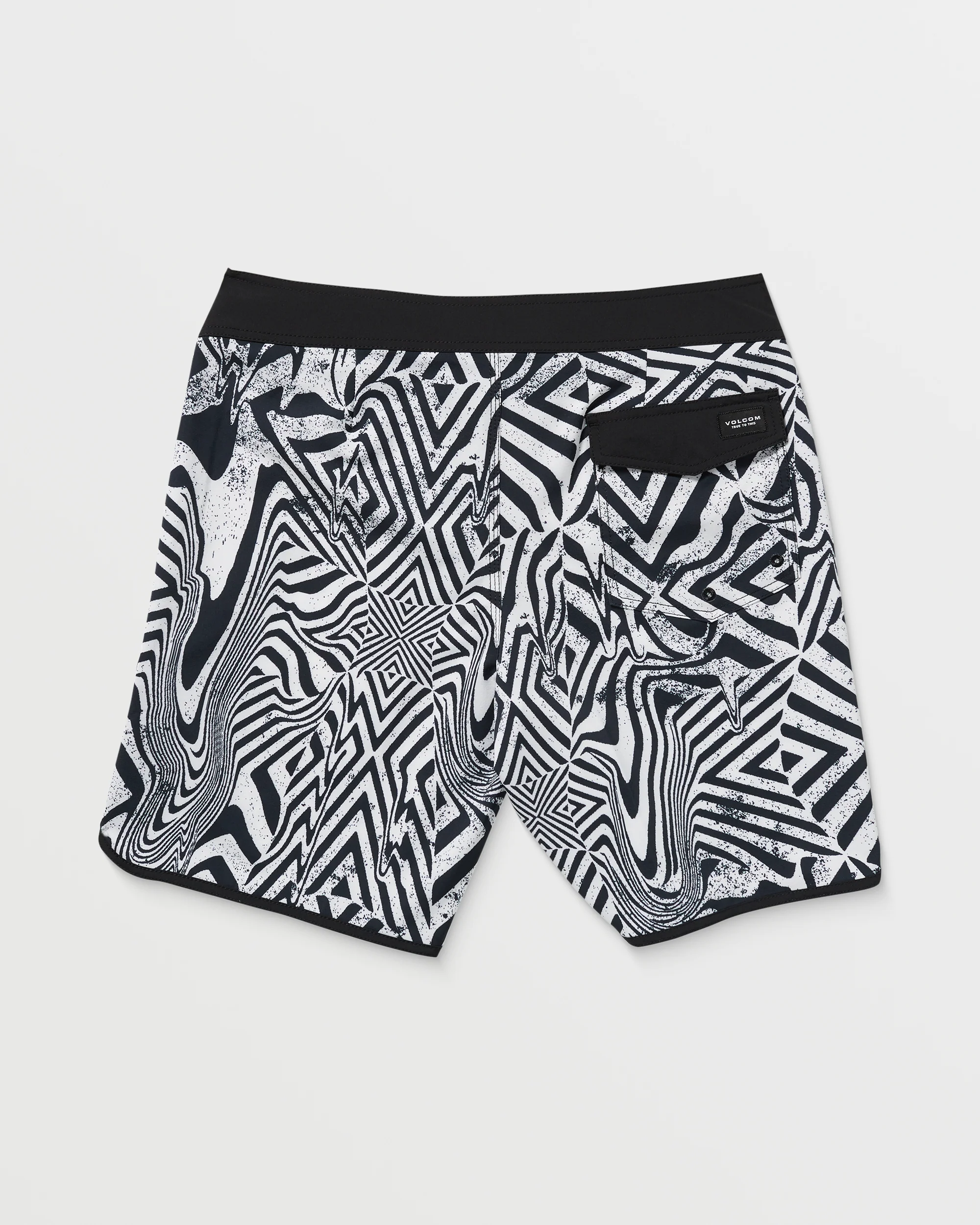 Infuse Scallop Mod 19" Boardshort - White Black - Image 7