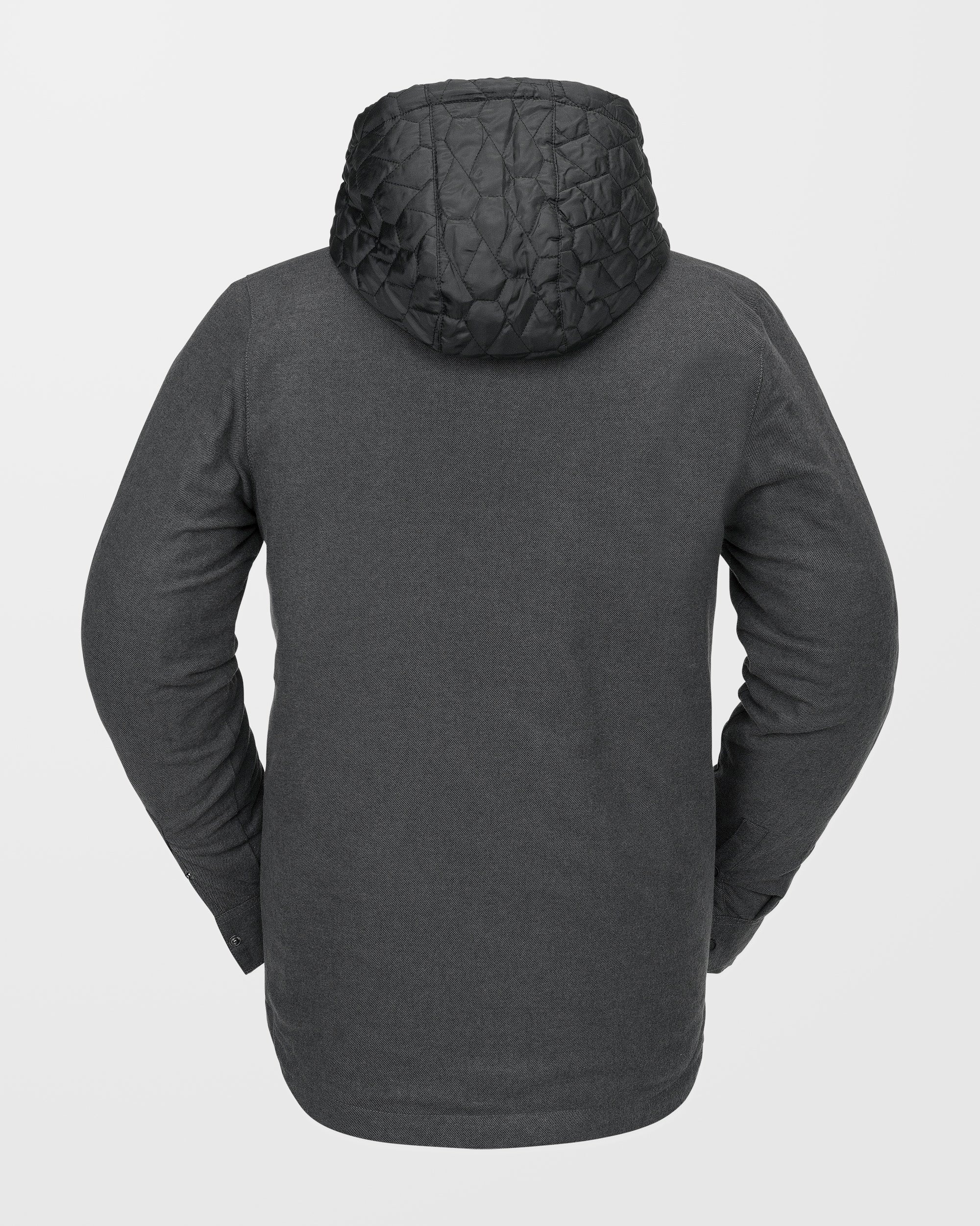 Insulated Riding Flannel Jacket - Heather Black - Image 3