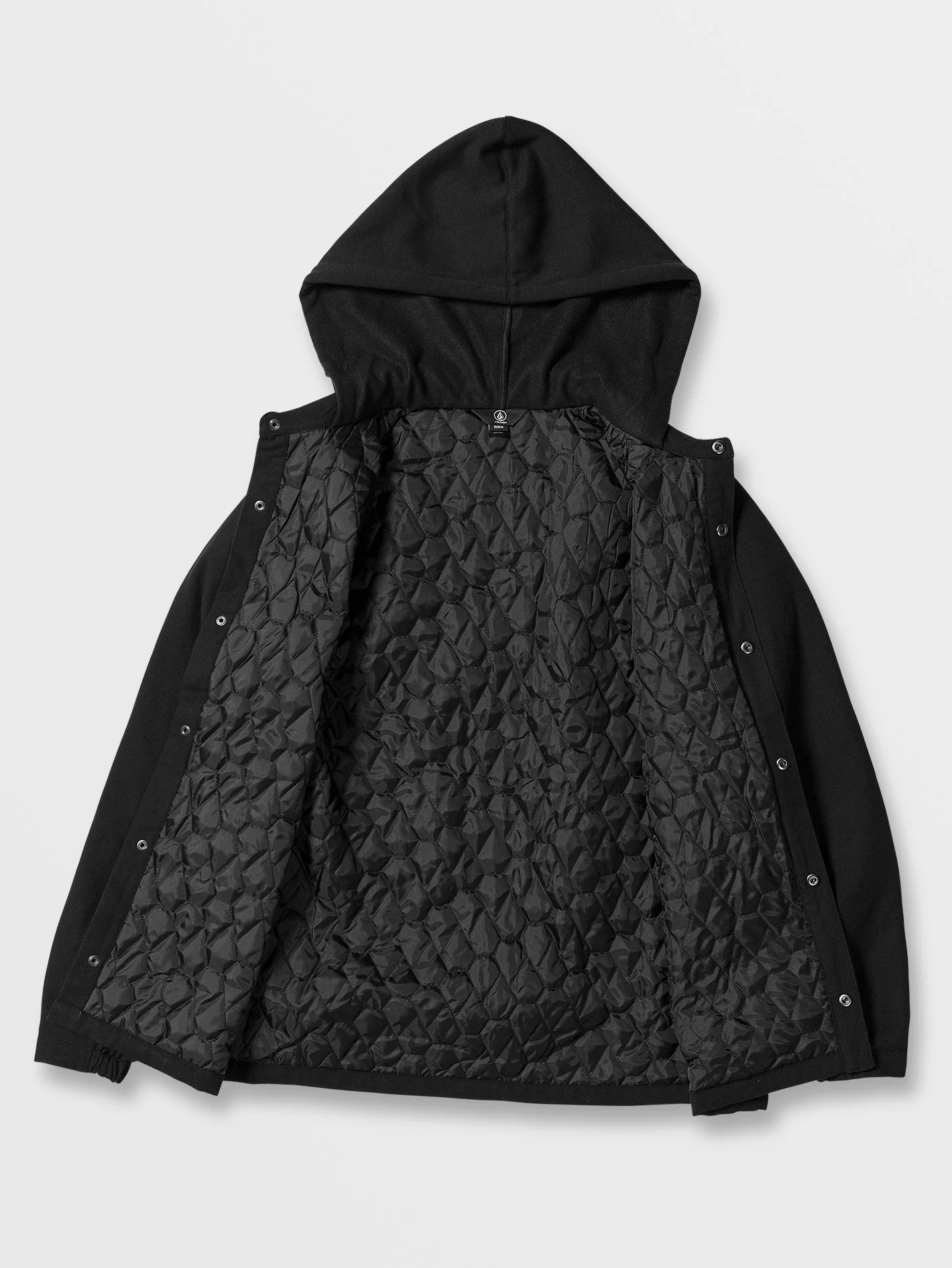 Insulated Riding Flannel Jacket - BLACK - Image 3