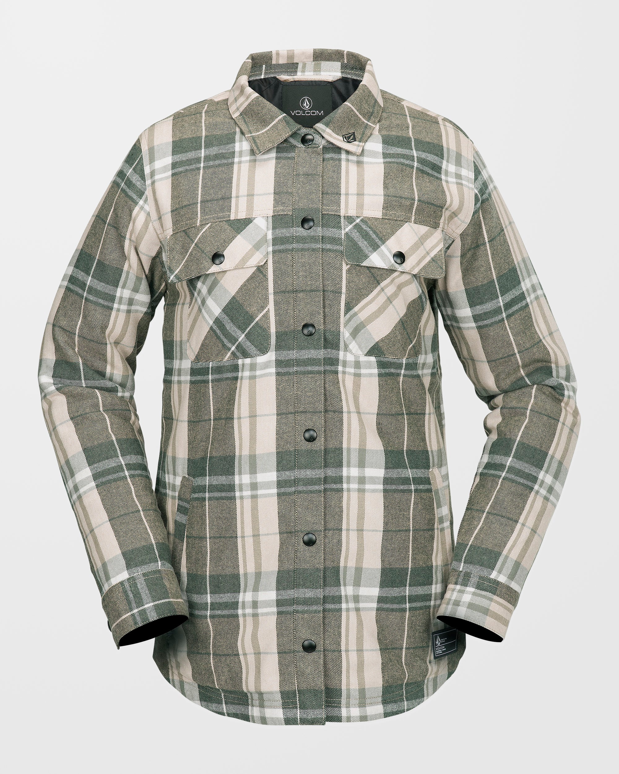 Insulated Riding Flannel Jacket - Sand