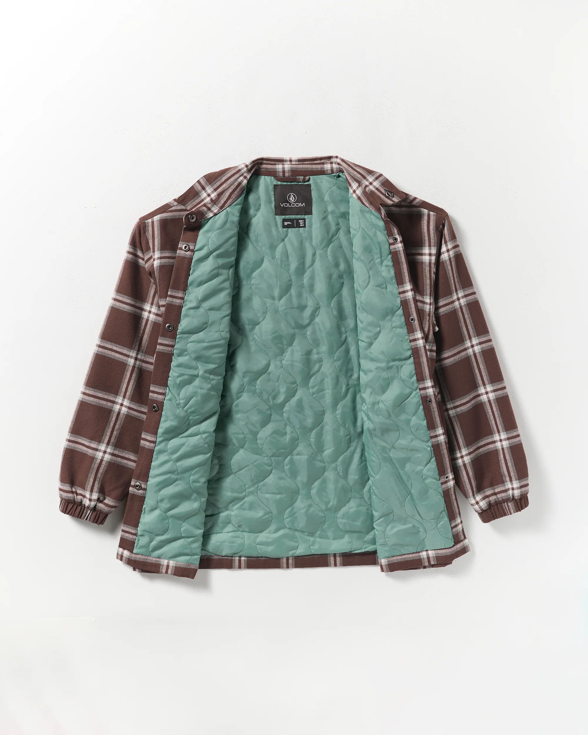 Insulated Riding Flannel Jacket - Oxblood - Image 8