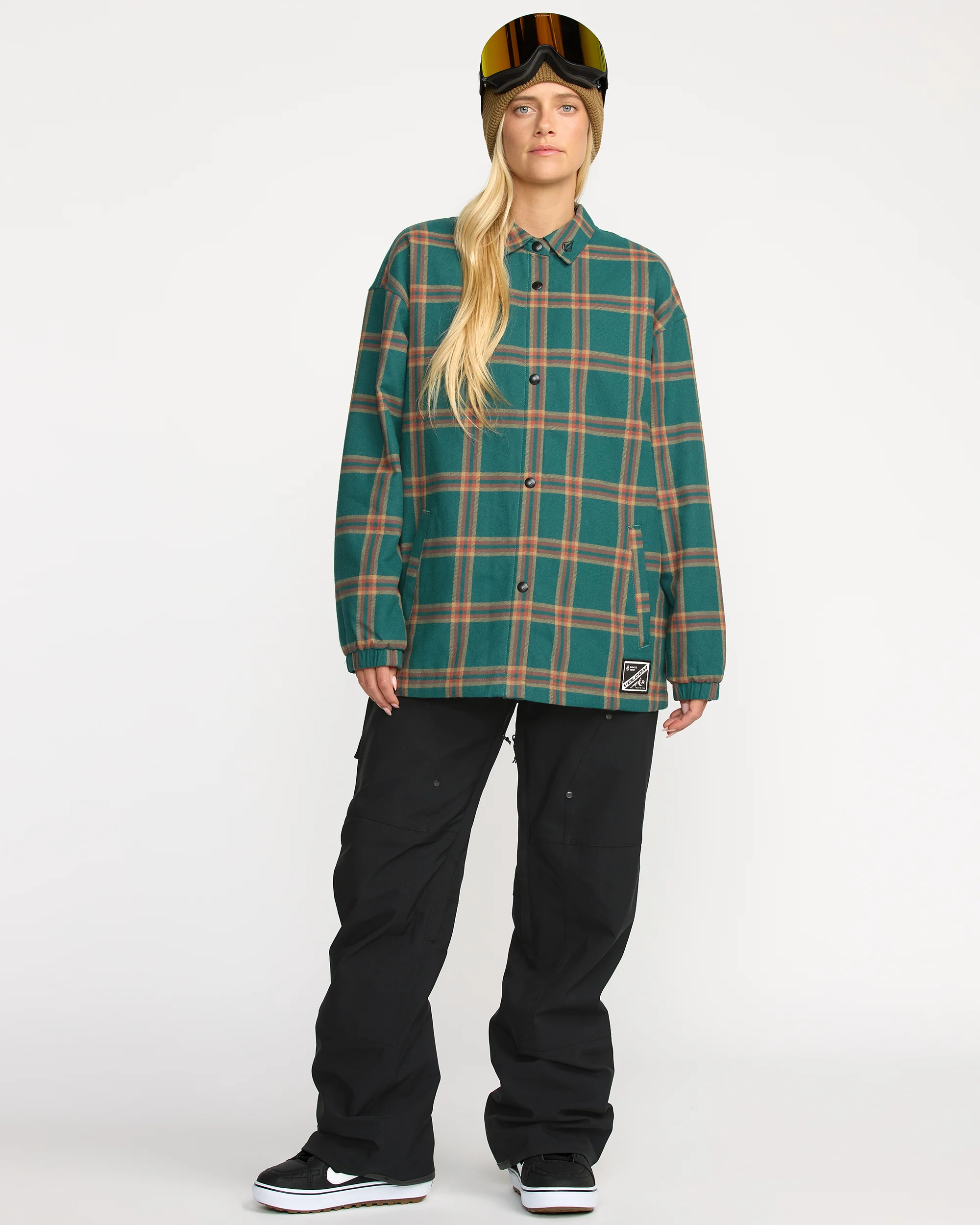 Insulated Riding Flannel Jacket - Atlantic Deep - Image 3