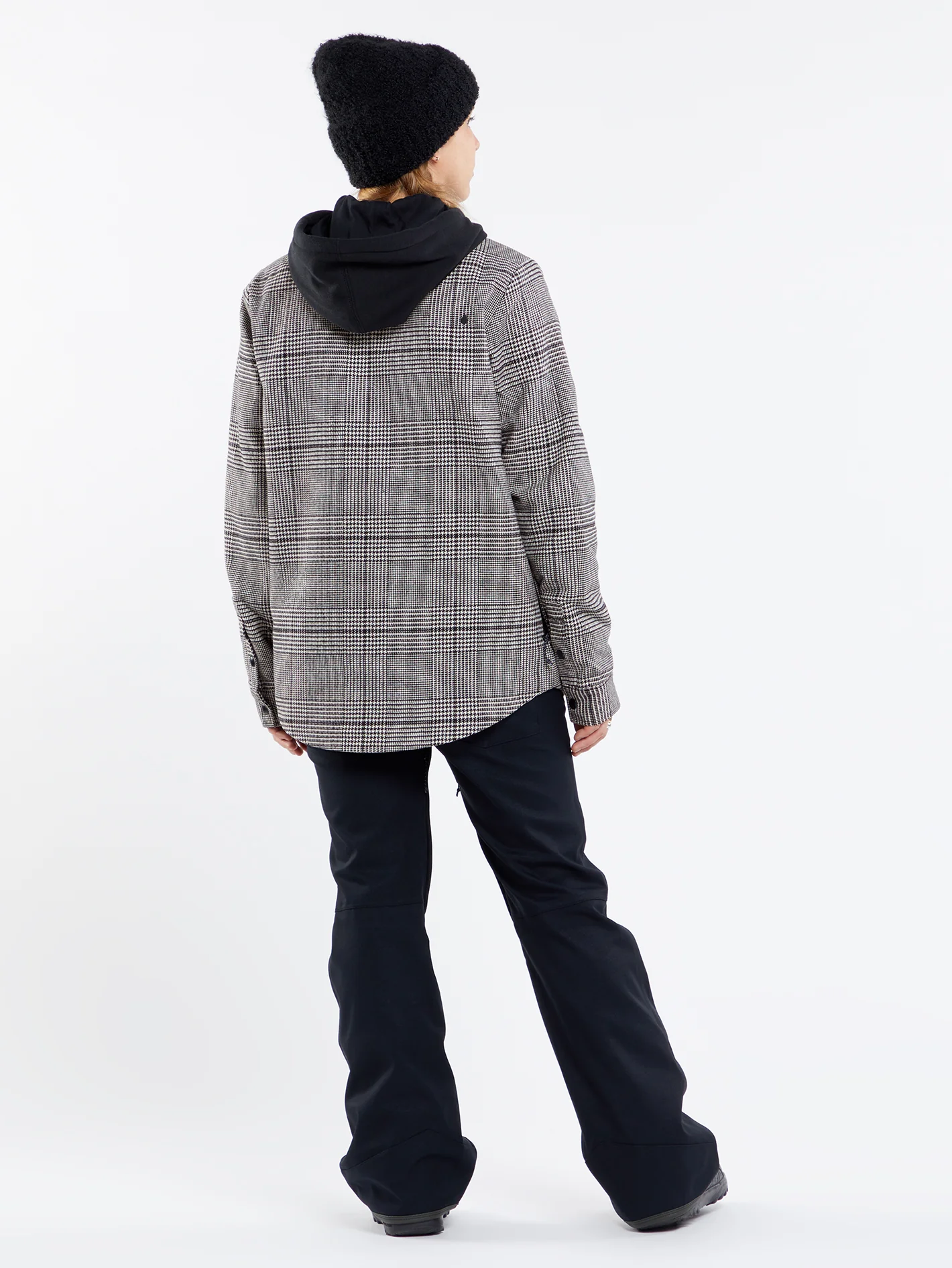 Insulated Flannel Jacket - MOONBEAM - Image 7