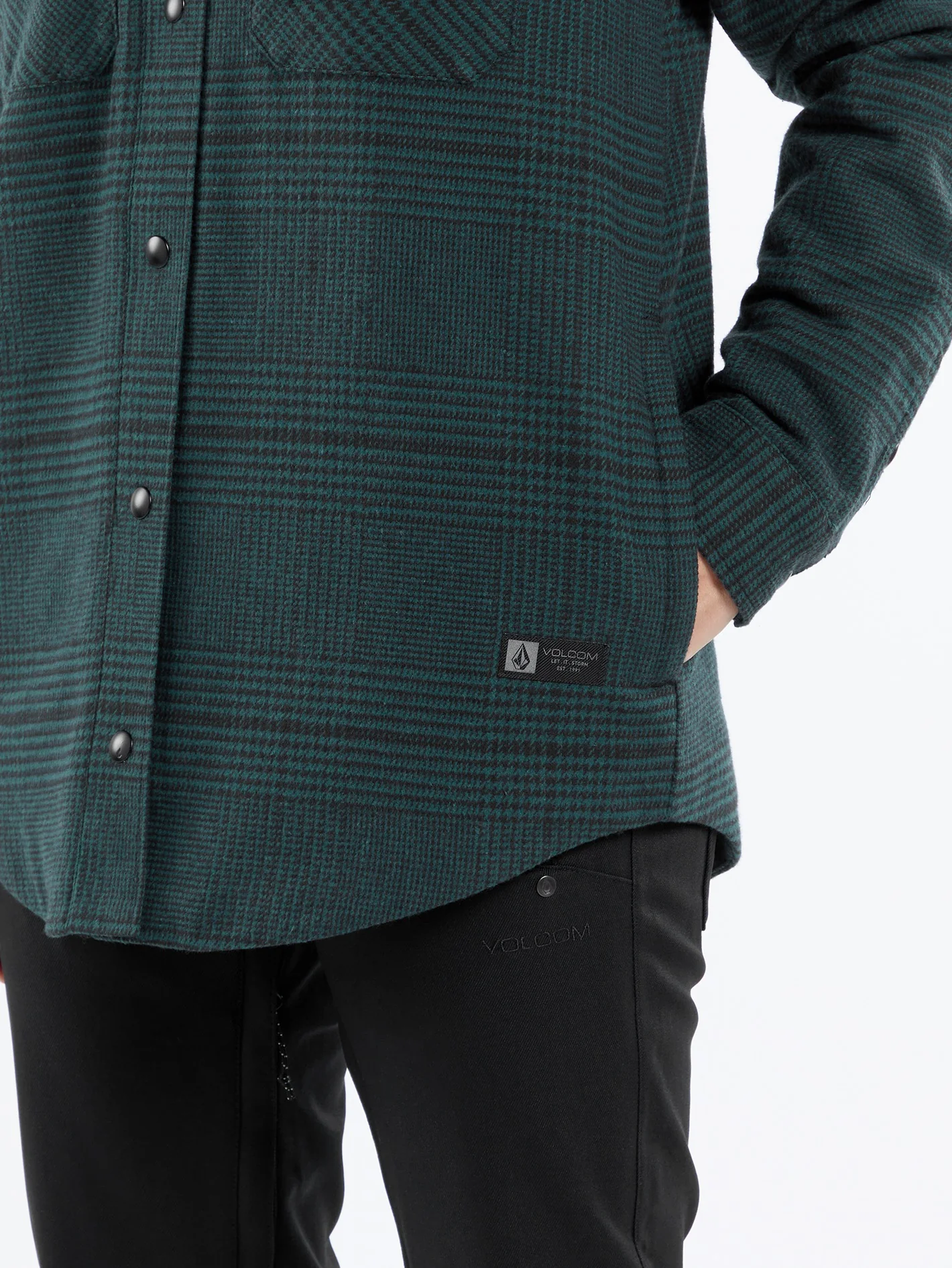 Insulated Flannel Jacket - BALSAM - Image 4