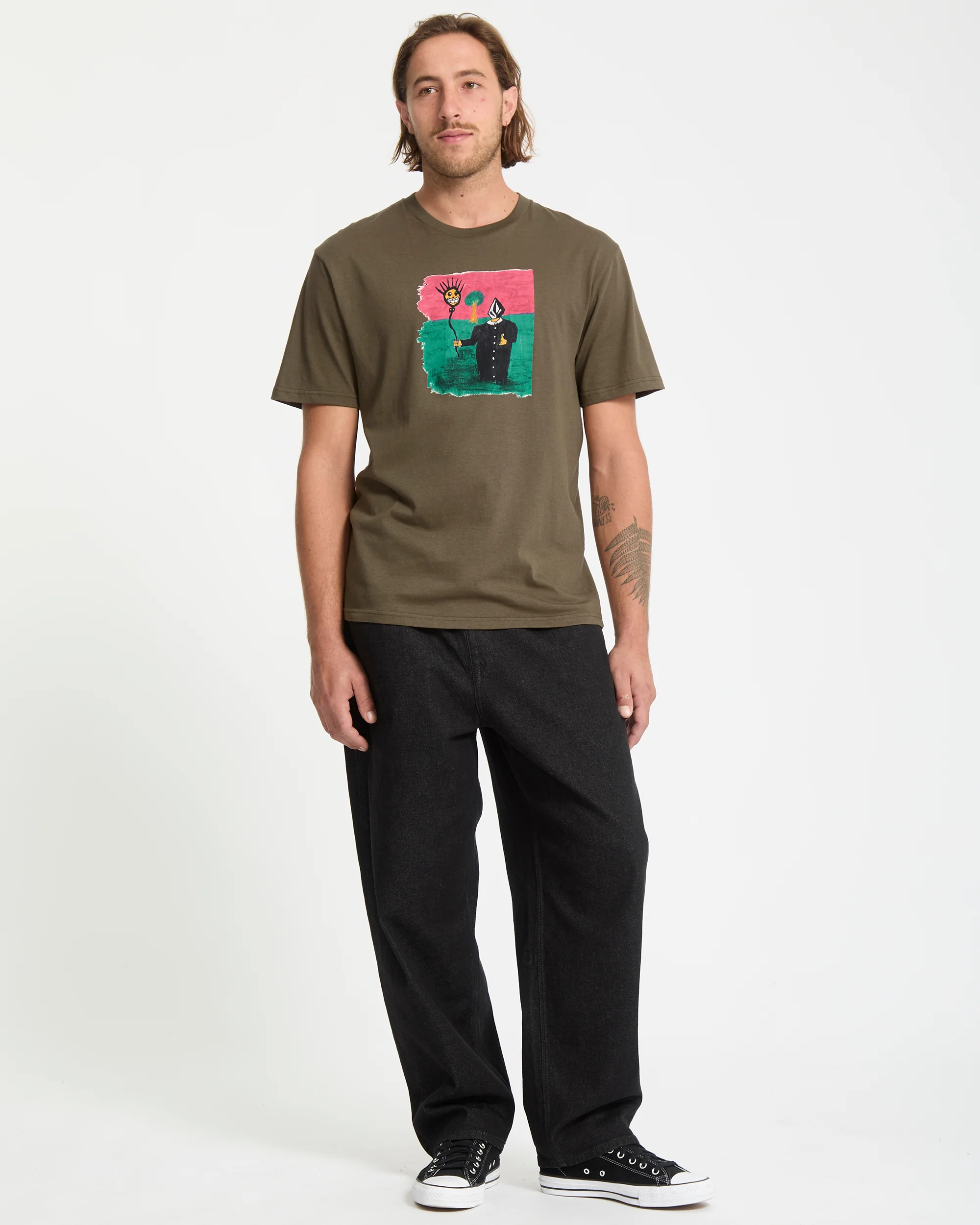 Issam T-Shirt - Sage Leaf - Image 7