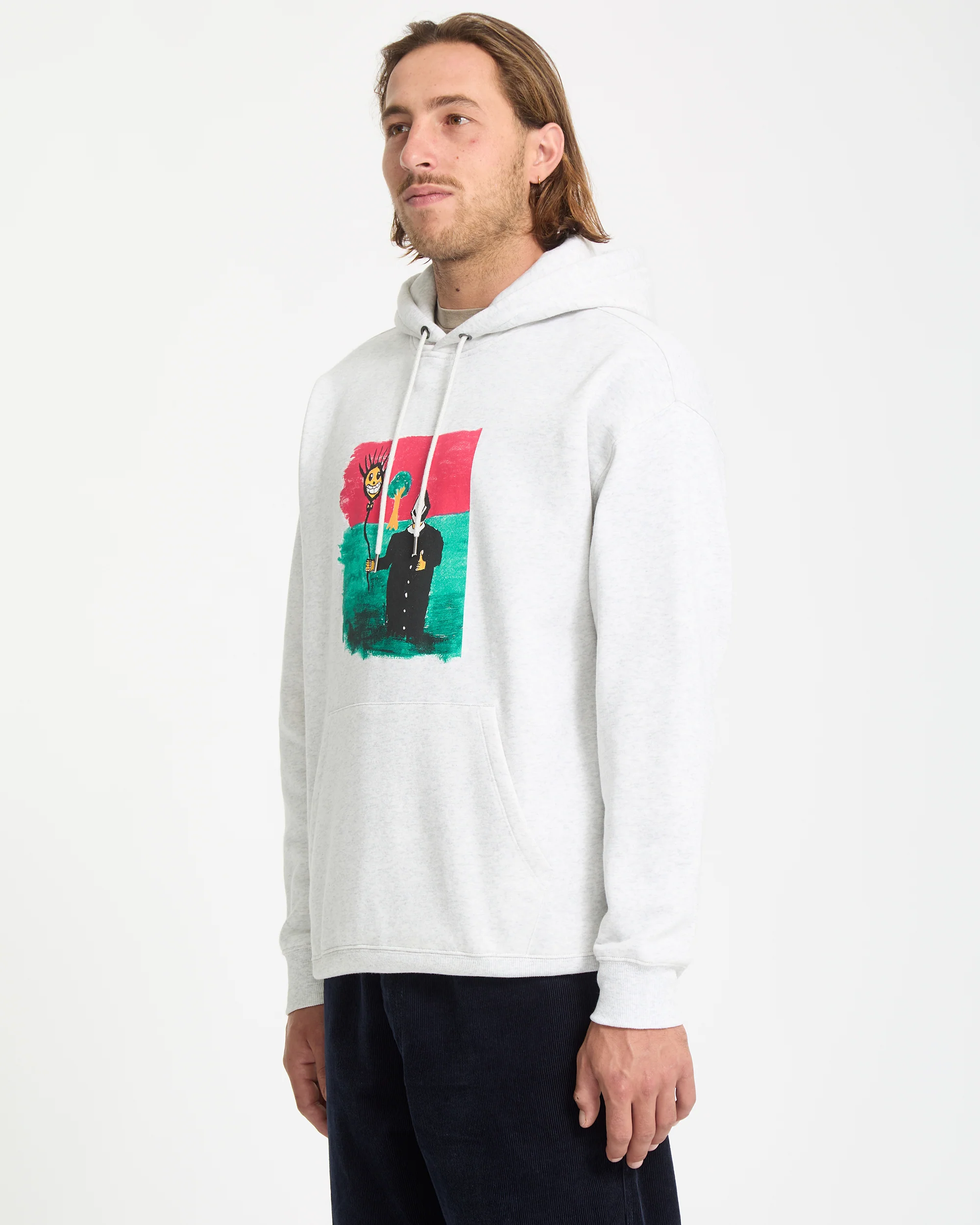 Issam Hoodie - Bone Heather - Image 10