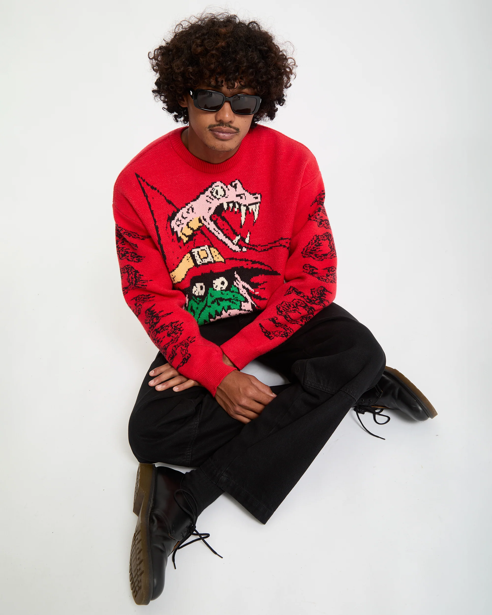 J.J. Villard Sweater - Lifeguard Red - Image 9