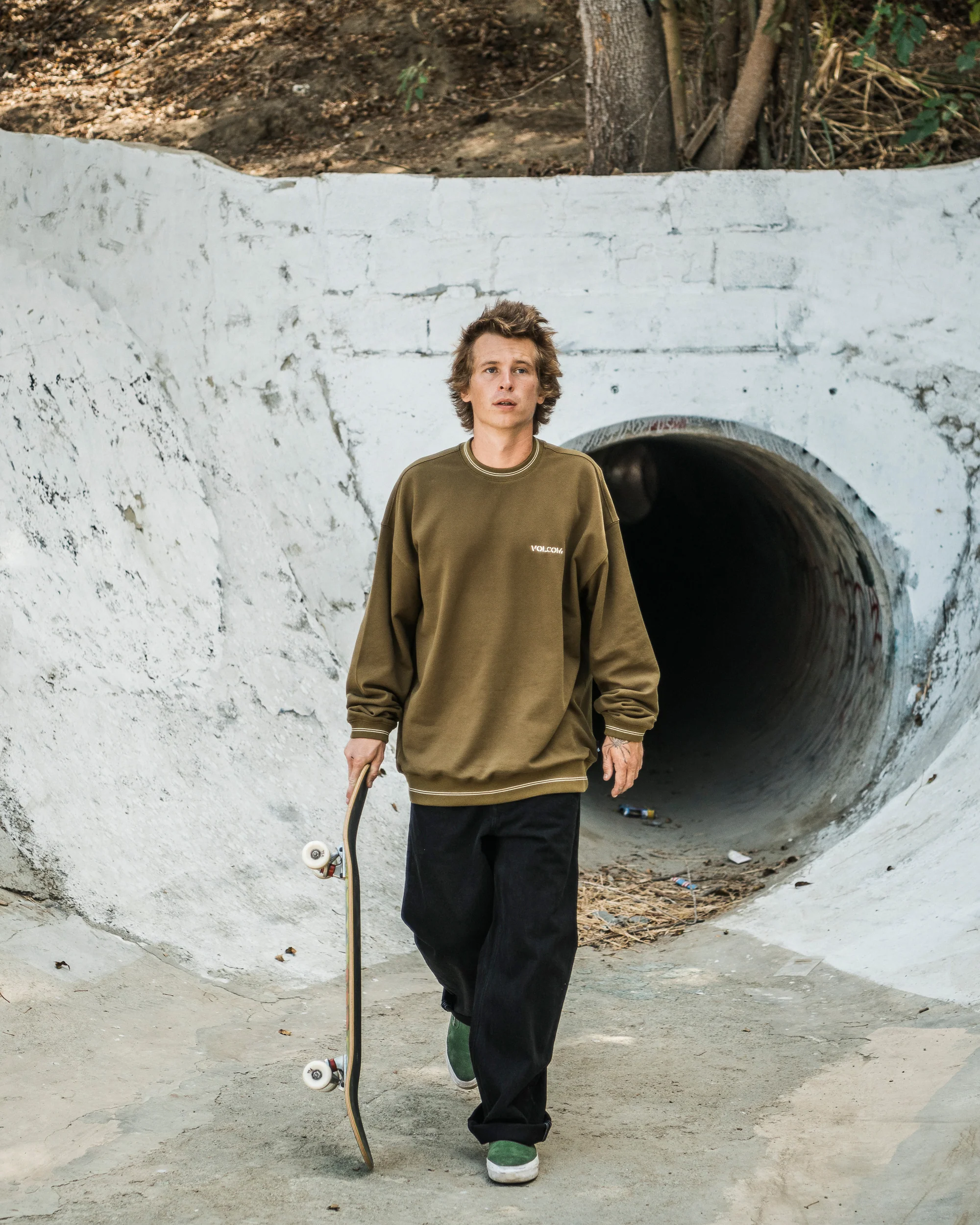 K Stone Sweatshirt - Sage Leaf - Image 4