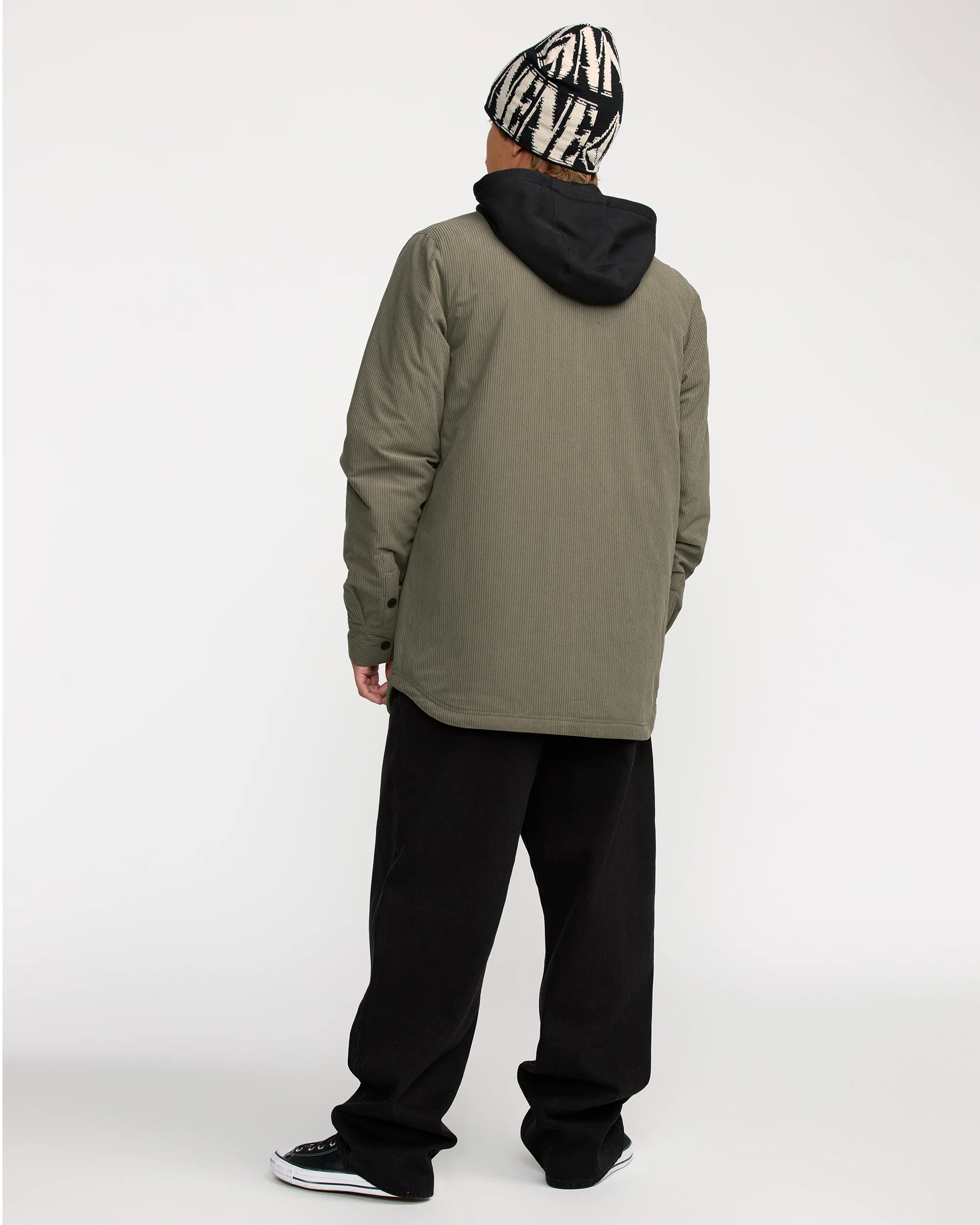 Kenson Insulated Flannel Jacket - Military - Image 4