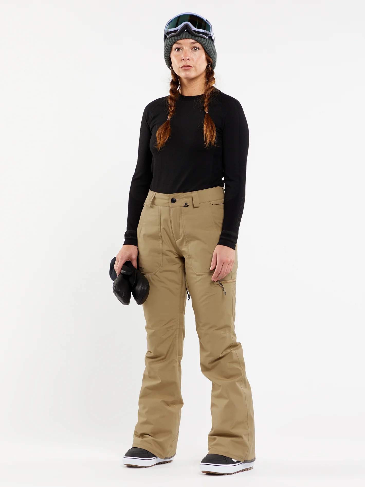 Knox Insulated Gore-Tex Trousers - DARK KHAKI - Image 7