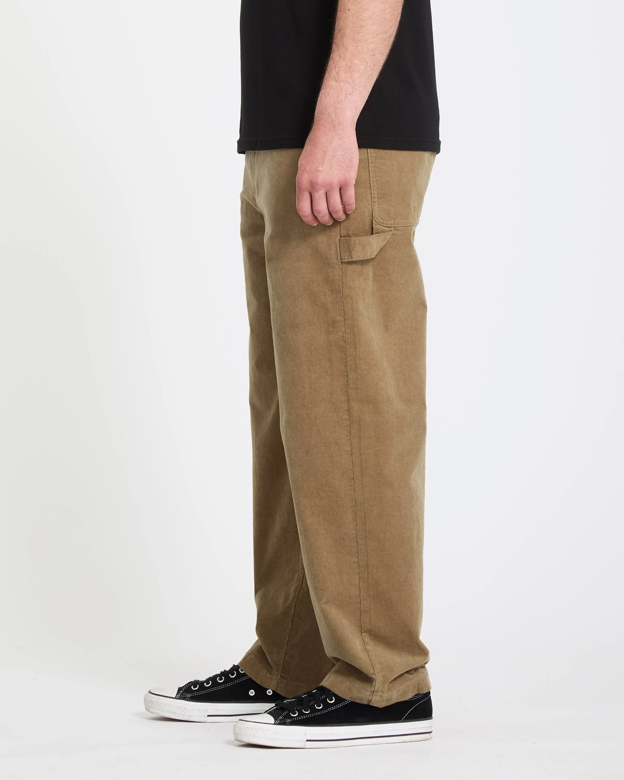 Kraftsman Corduroy Trousers - Dark Khaki - Image 3
