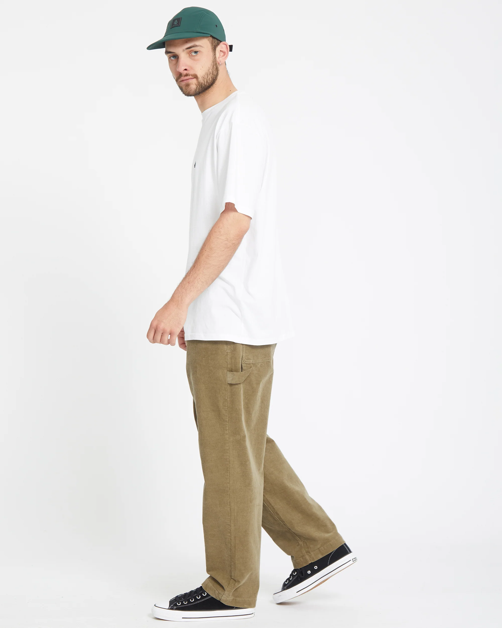 Kraftsman Corduroy Trousers - KHAKI - Image 5