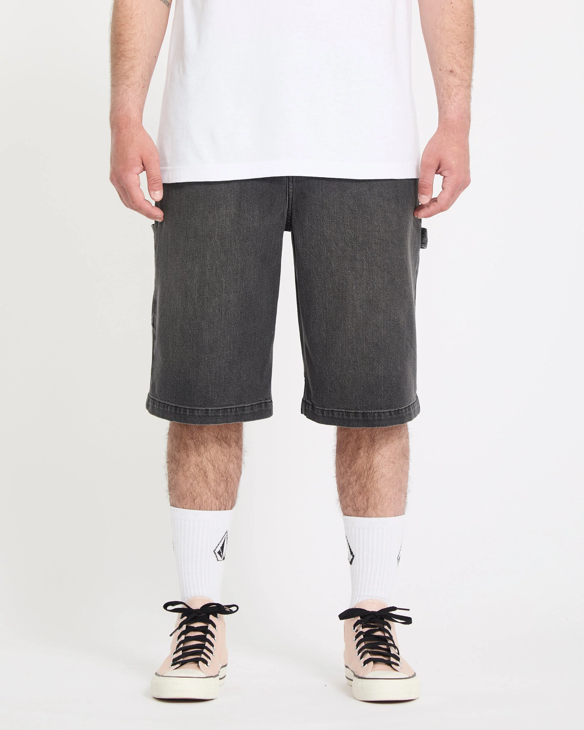 Kraftsman II 24" Denim Short - Black Grey - Image 3