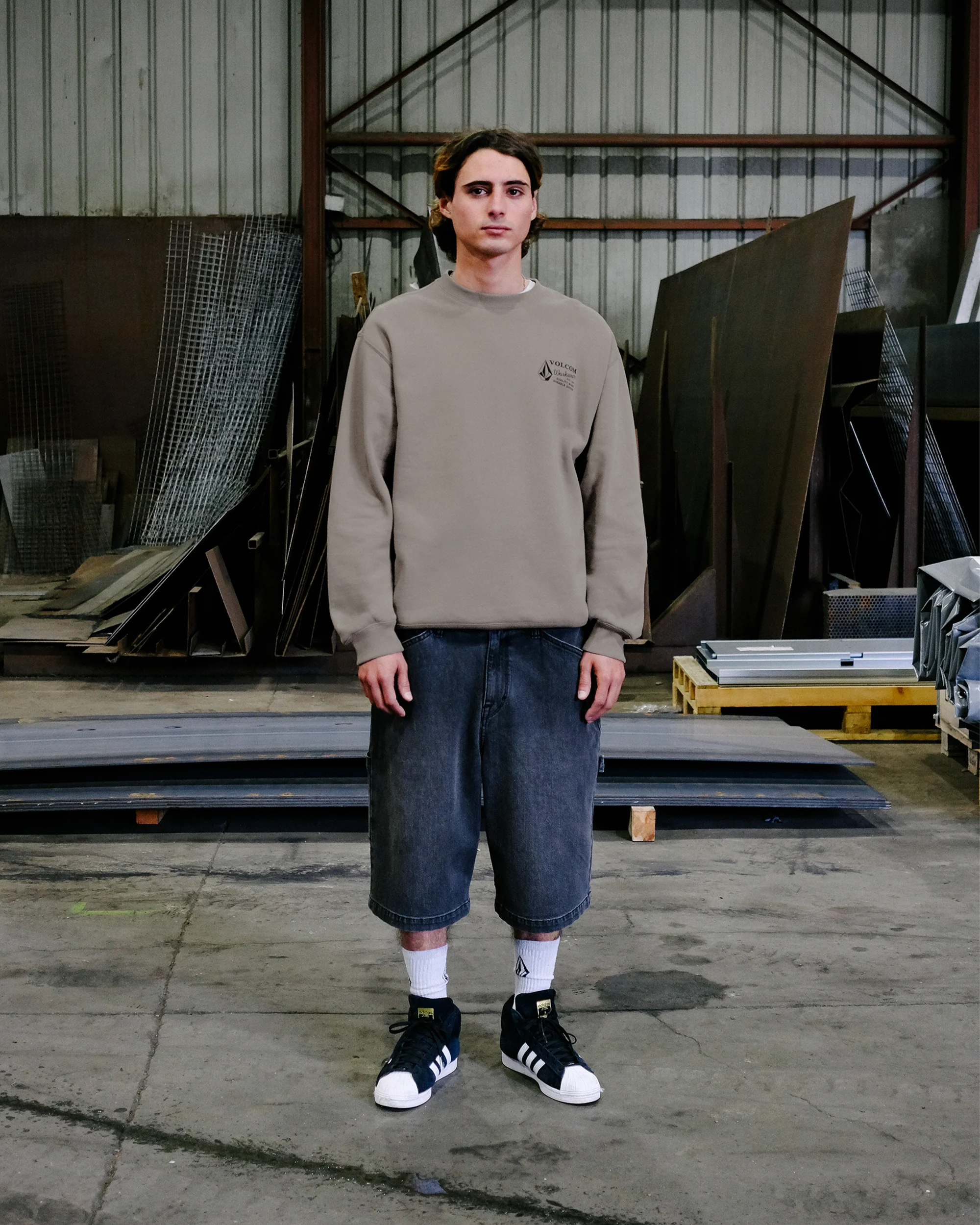 Kraftsman II 24" Denim Short - Black Grey - Image 4