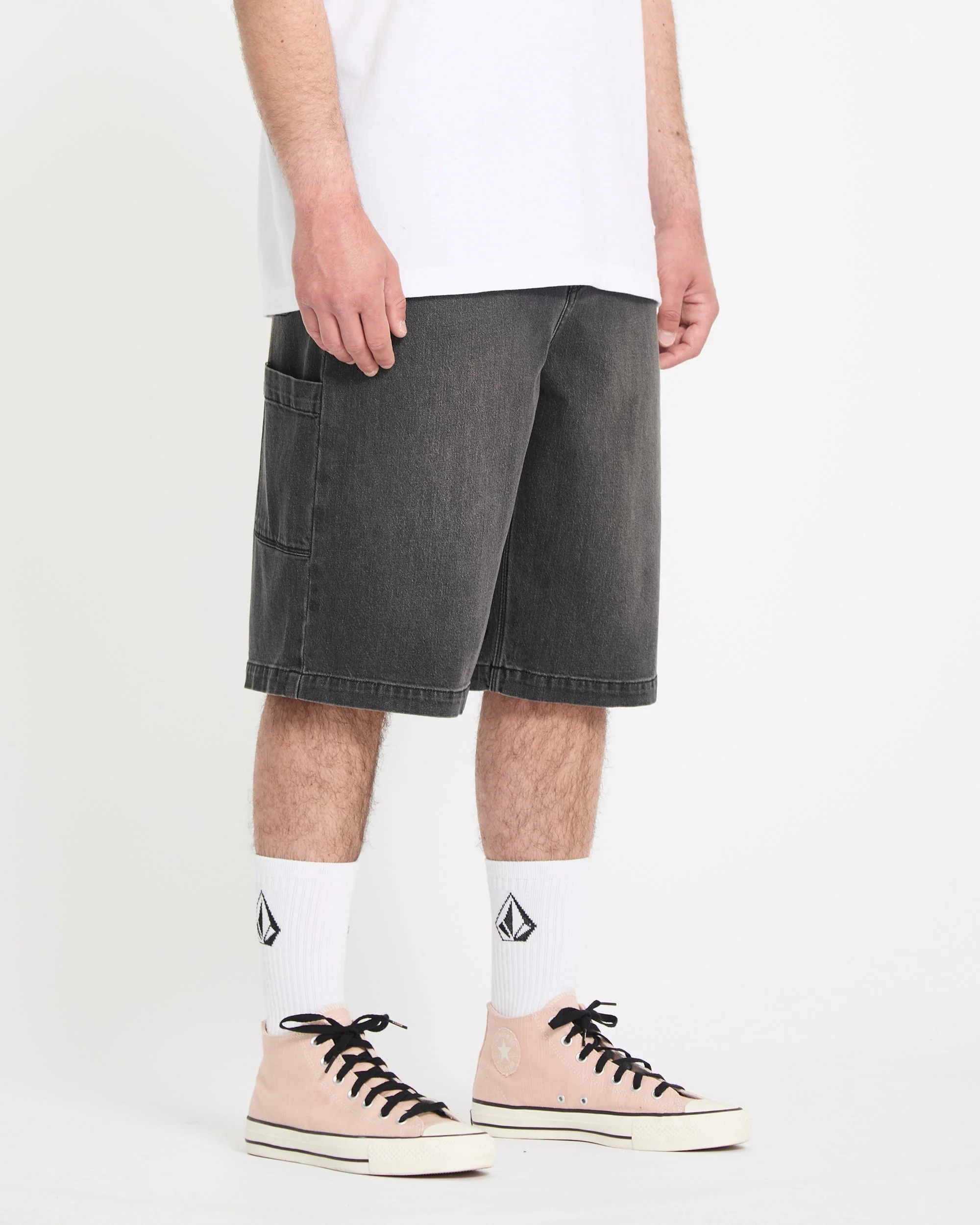 Kraftsman II 24" Denim Short - Black Grey - Image 5
