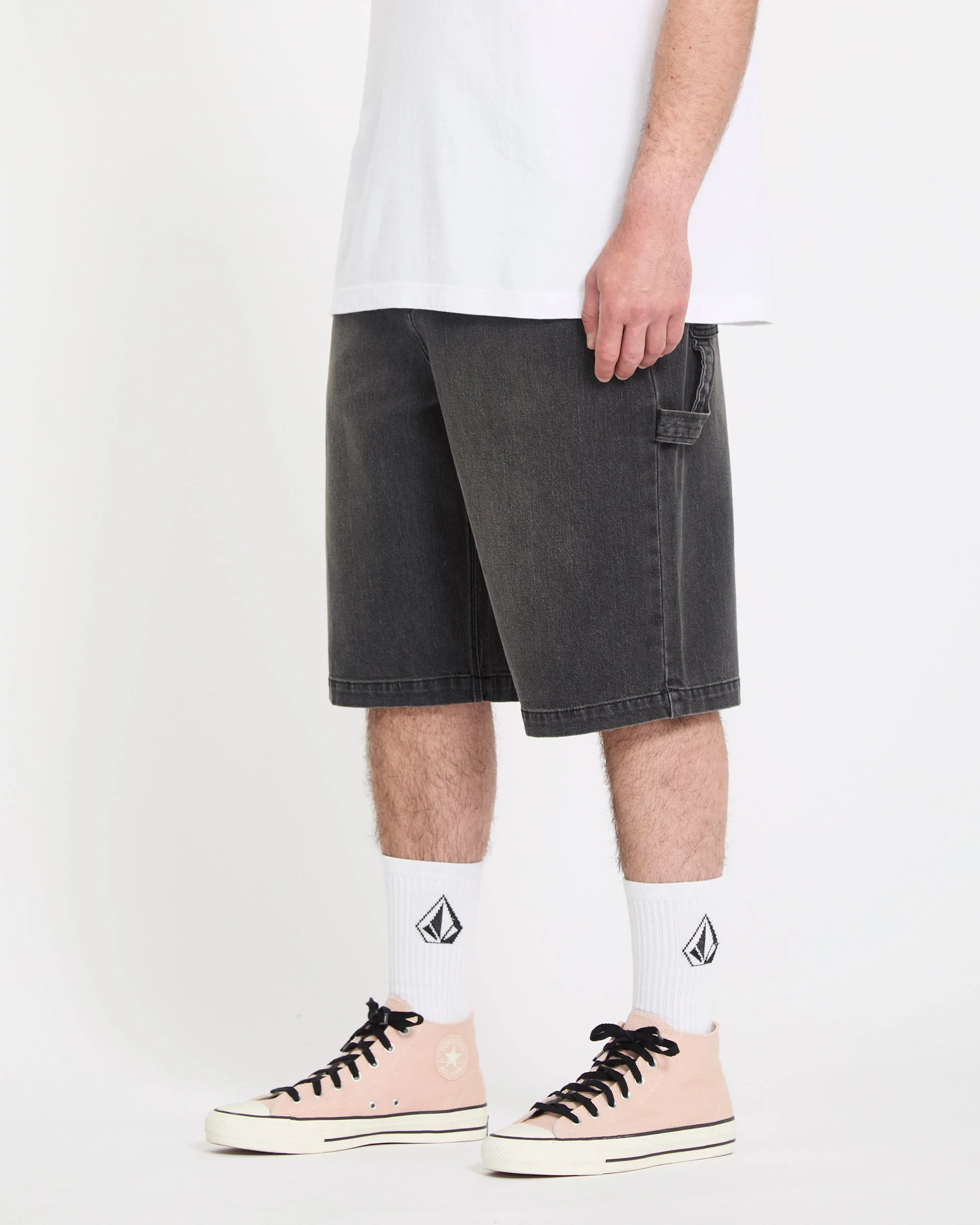 Kraftsman II 24" Denim Short - Black Grey - Image 6