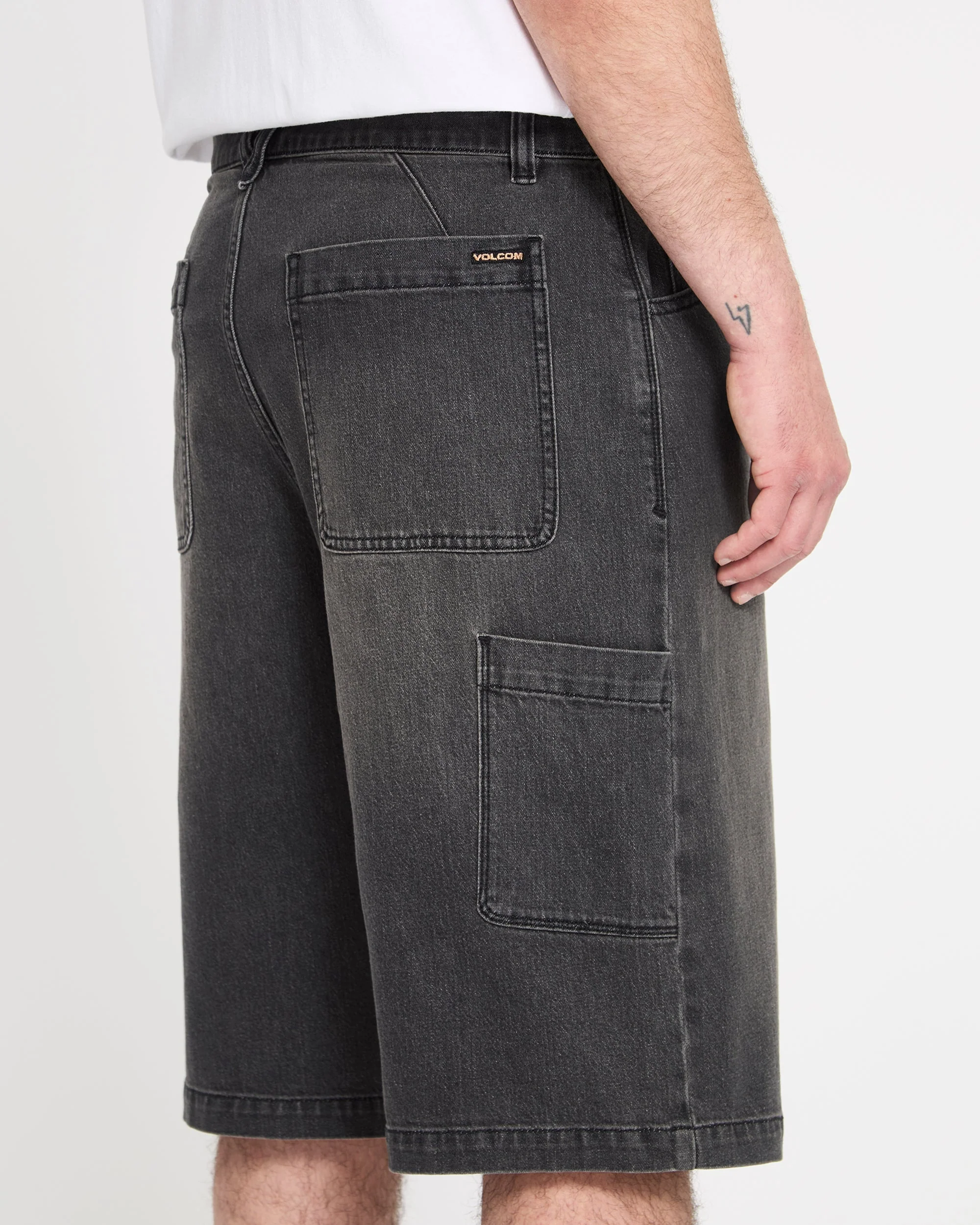 Kraftsman II 24" Denim Short - Black Grey - Image 7