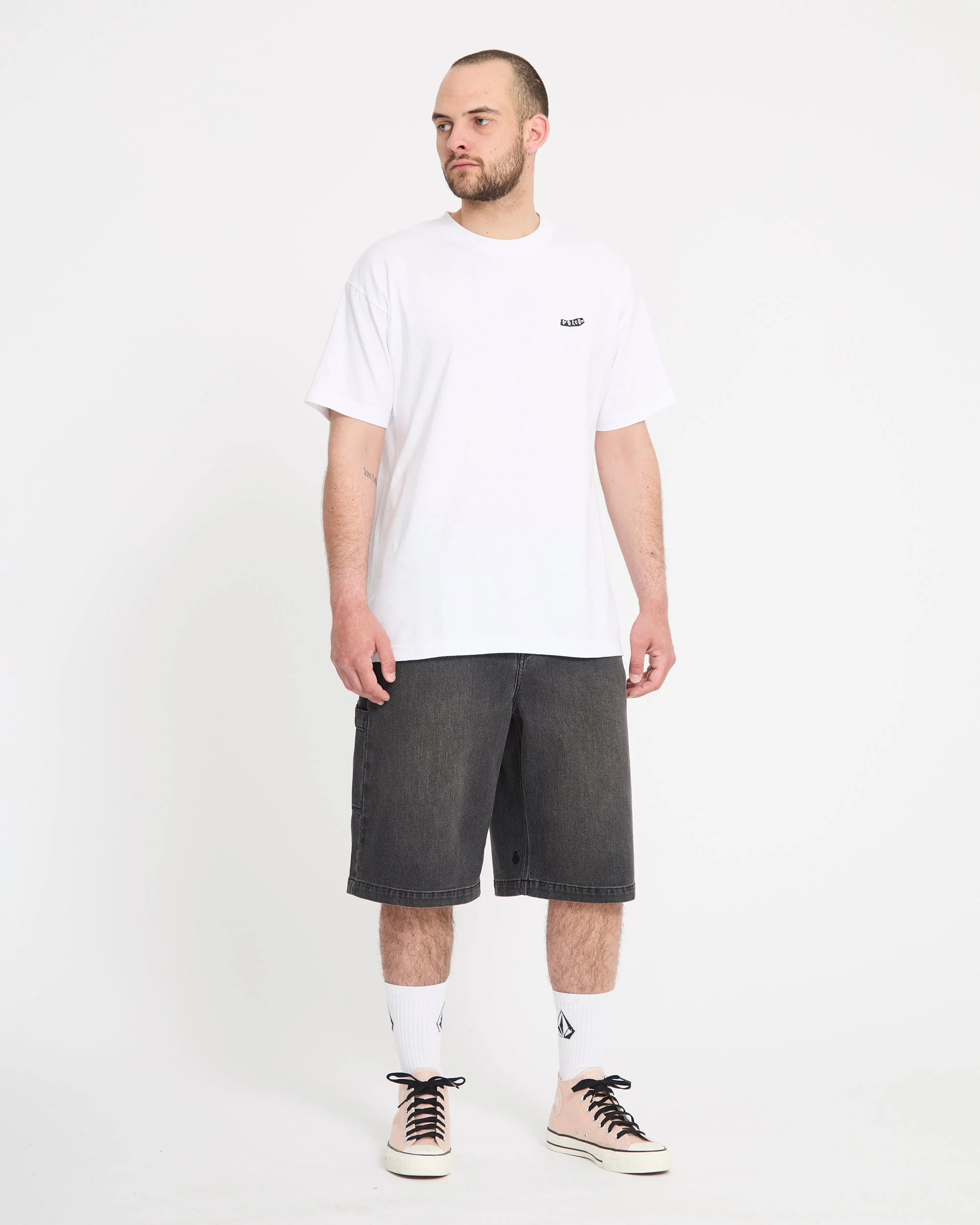 Kraftsman II 24" Denim Short - Black Grey - Image 8