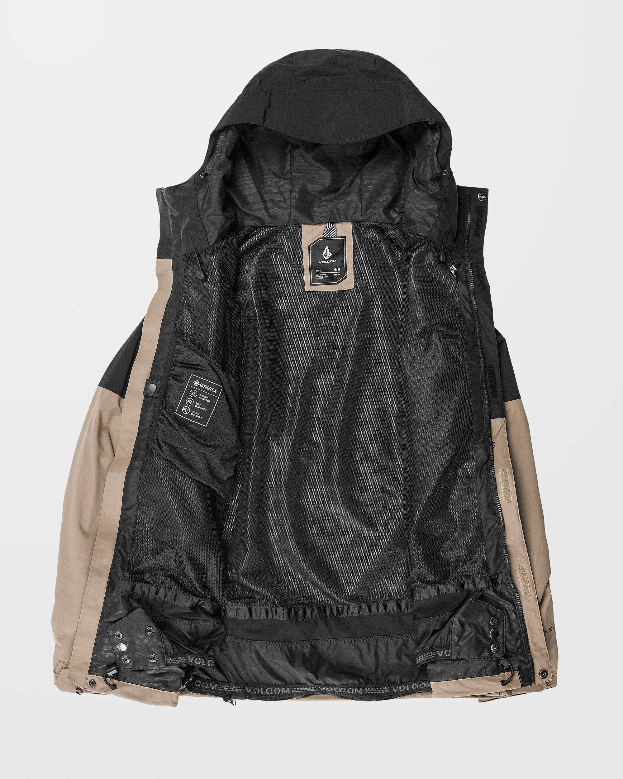 L Gore-Tex Jacket - Chestnut Brown - Image 4