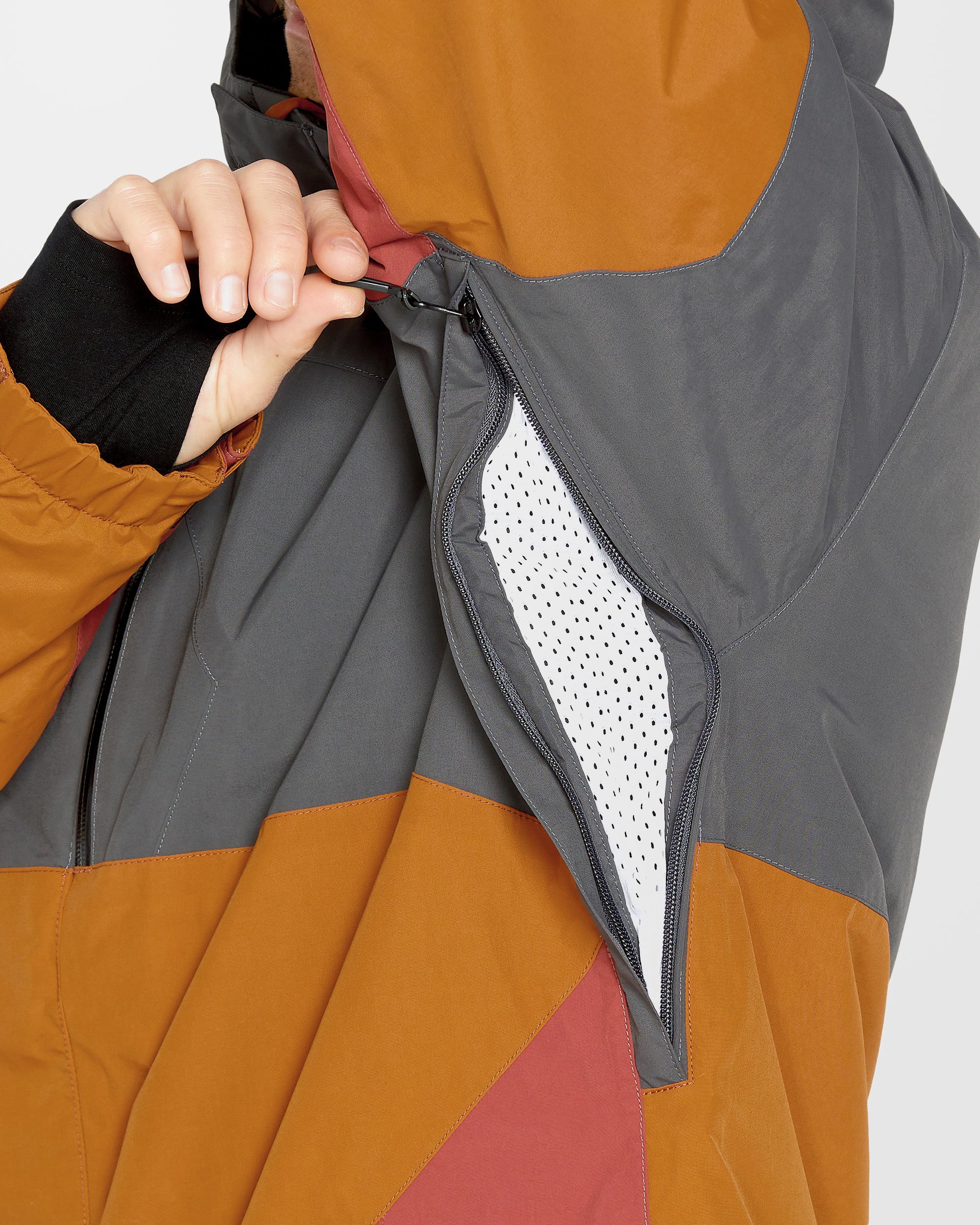 L Gore-Tex Jacket - Caramel - Image 6