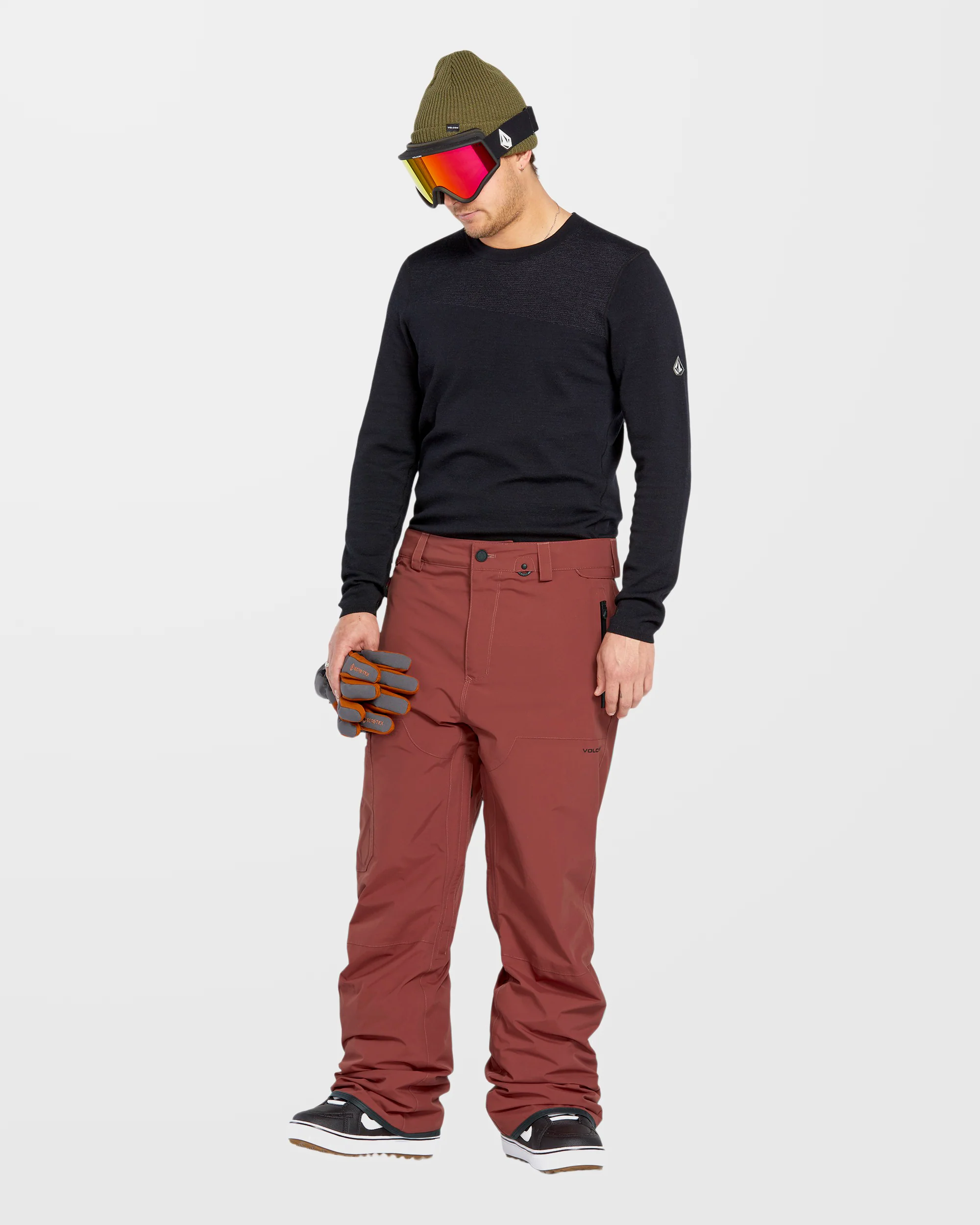 L Gore-Tex Trousers - Redwood - Image 4