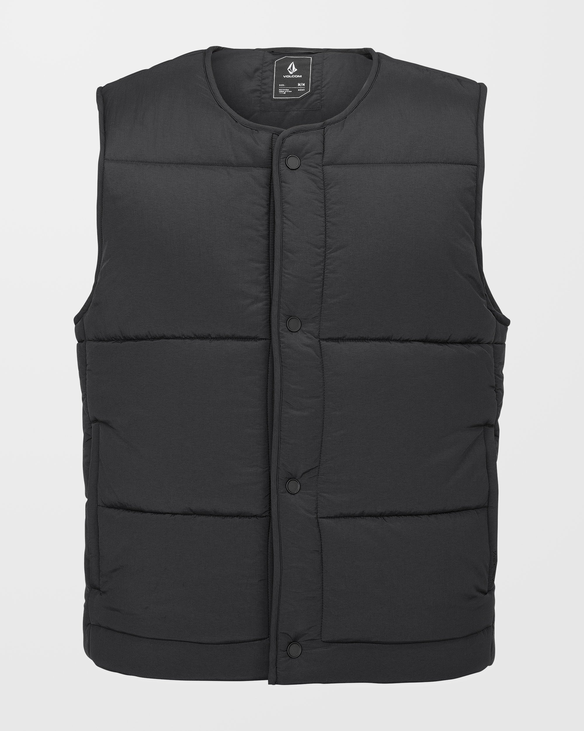 Layered Up Vest - Black