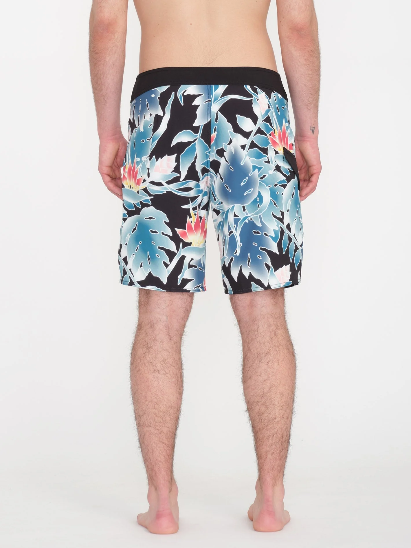 Leaf It Mod 19" Boardshort - BLACK - Image 2