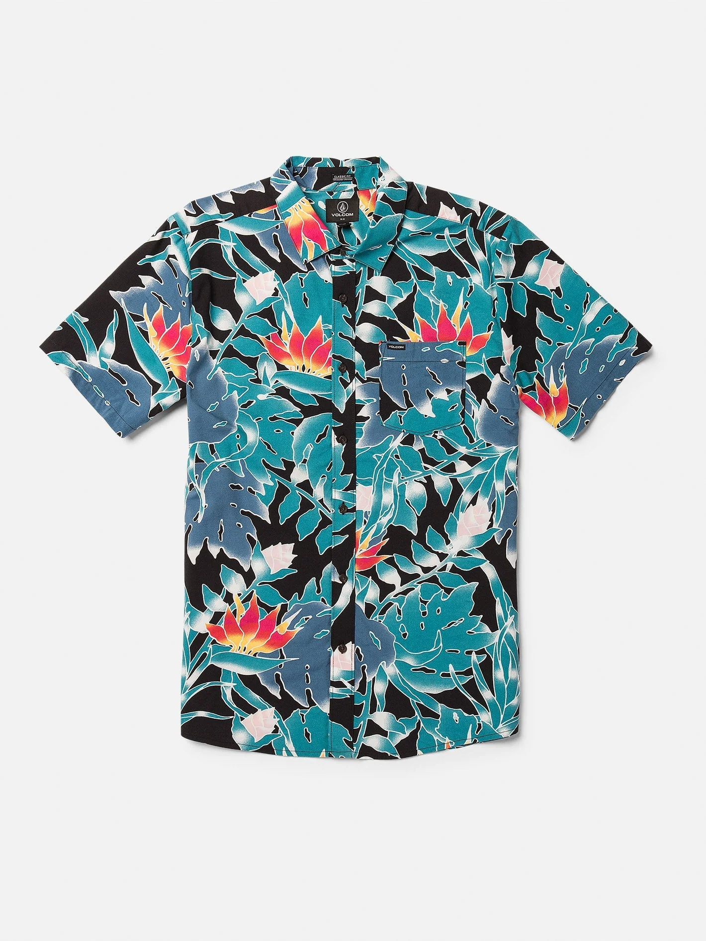 Leaf Pit Floral Shirt - BLACK - Image 3