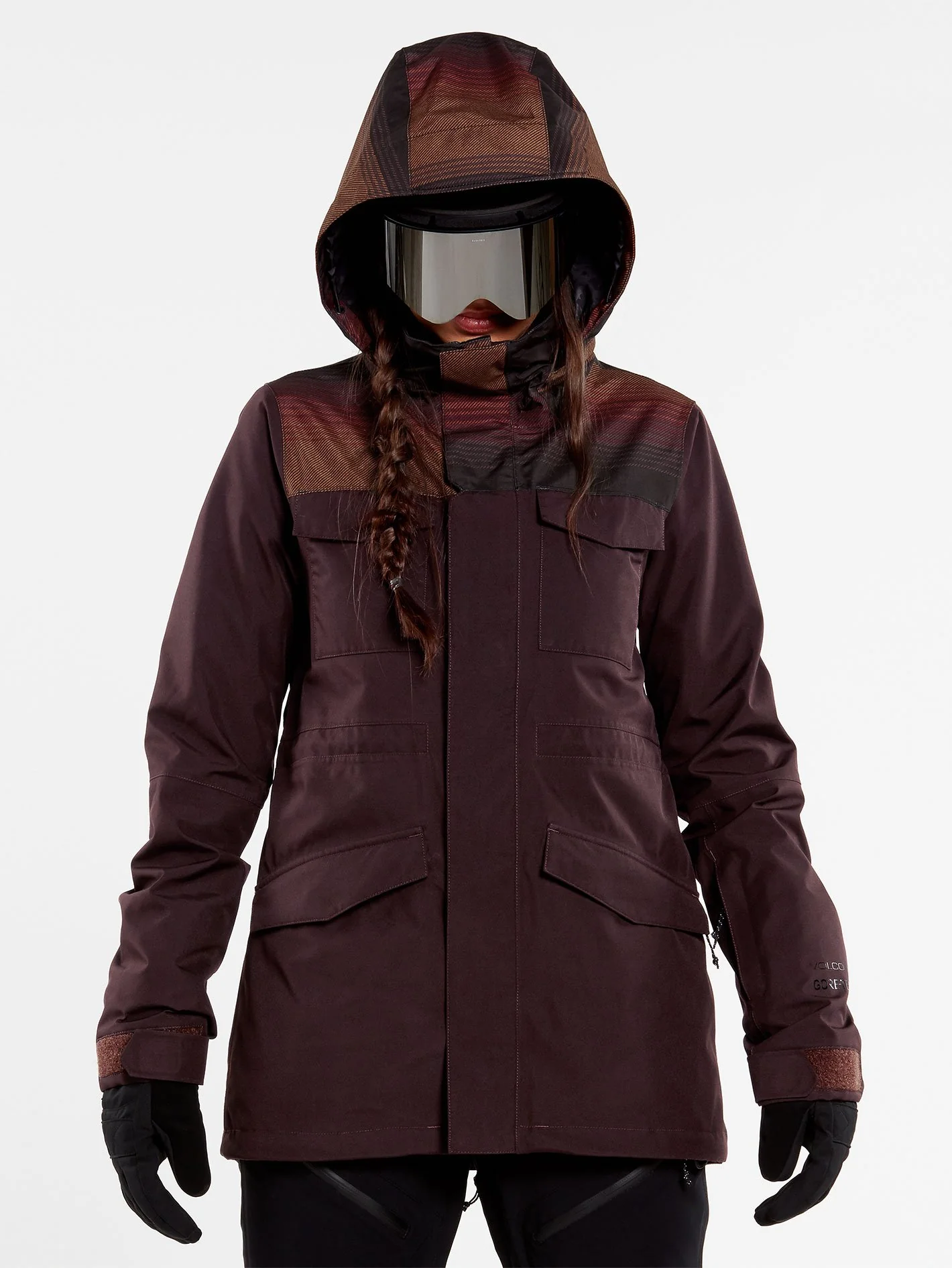 Leda GORE-TEX Jacket - Black Red - Image 3