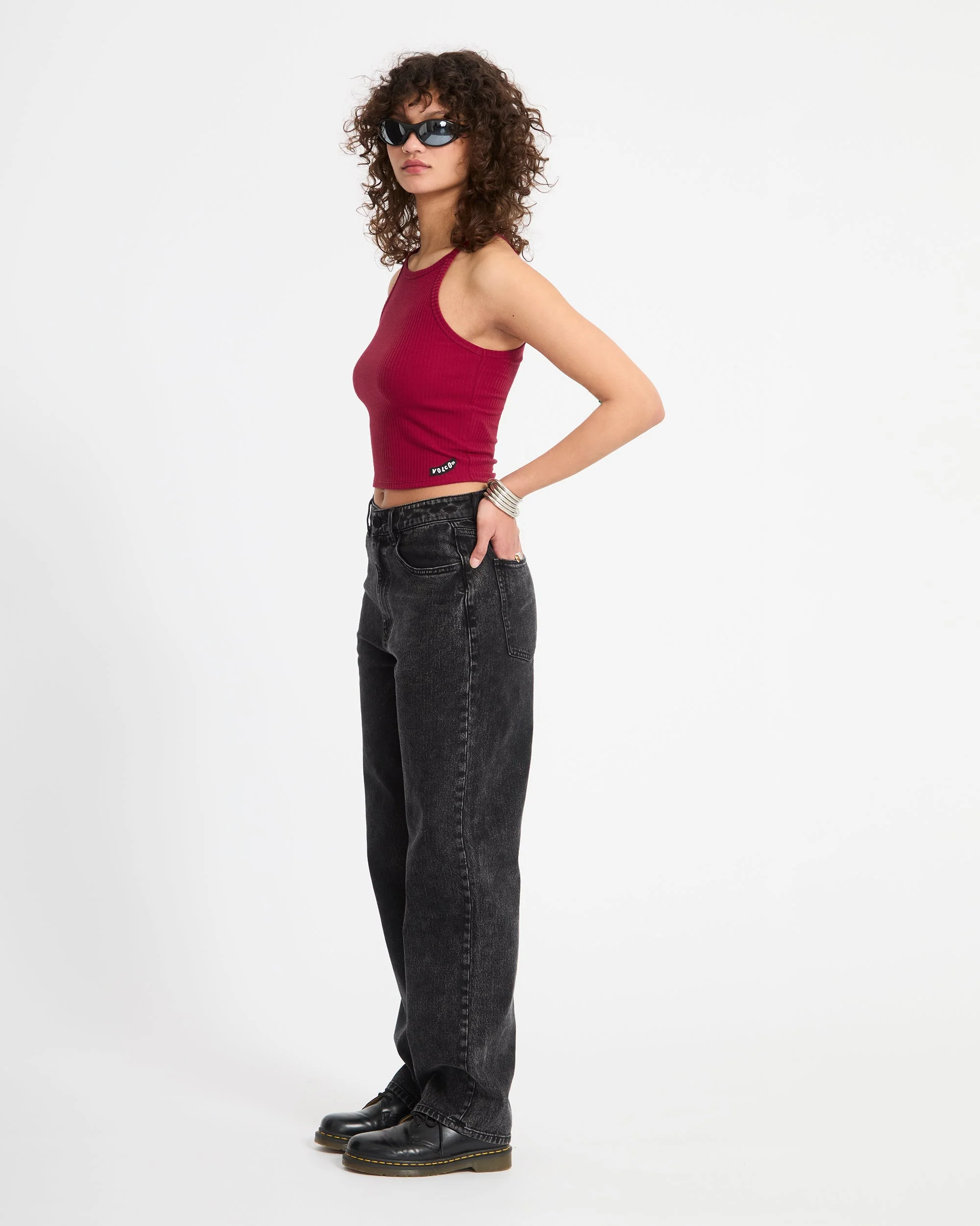 Leelee Tank Top - Deep Red - Image 5
