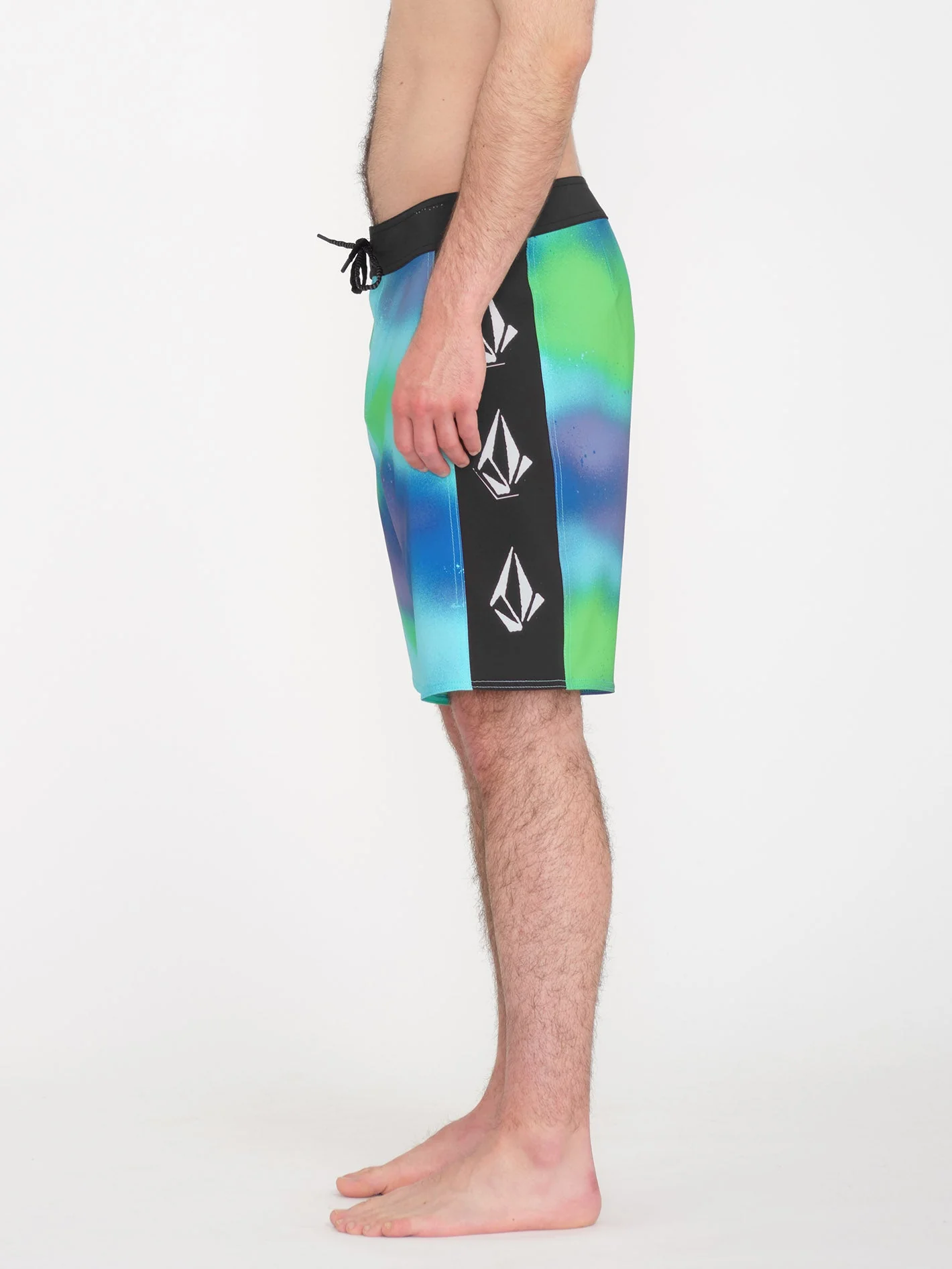 Lido Iconic Mod 19" Boardshort - ELECTRIC GREEN - Image 3