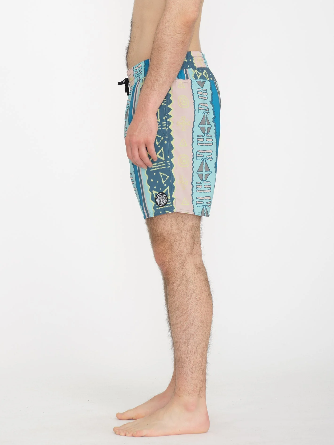 Lido Print Trunk 17" Boardshort - CRETE BLUE - Image 3