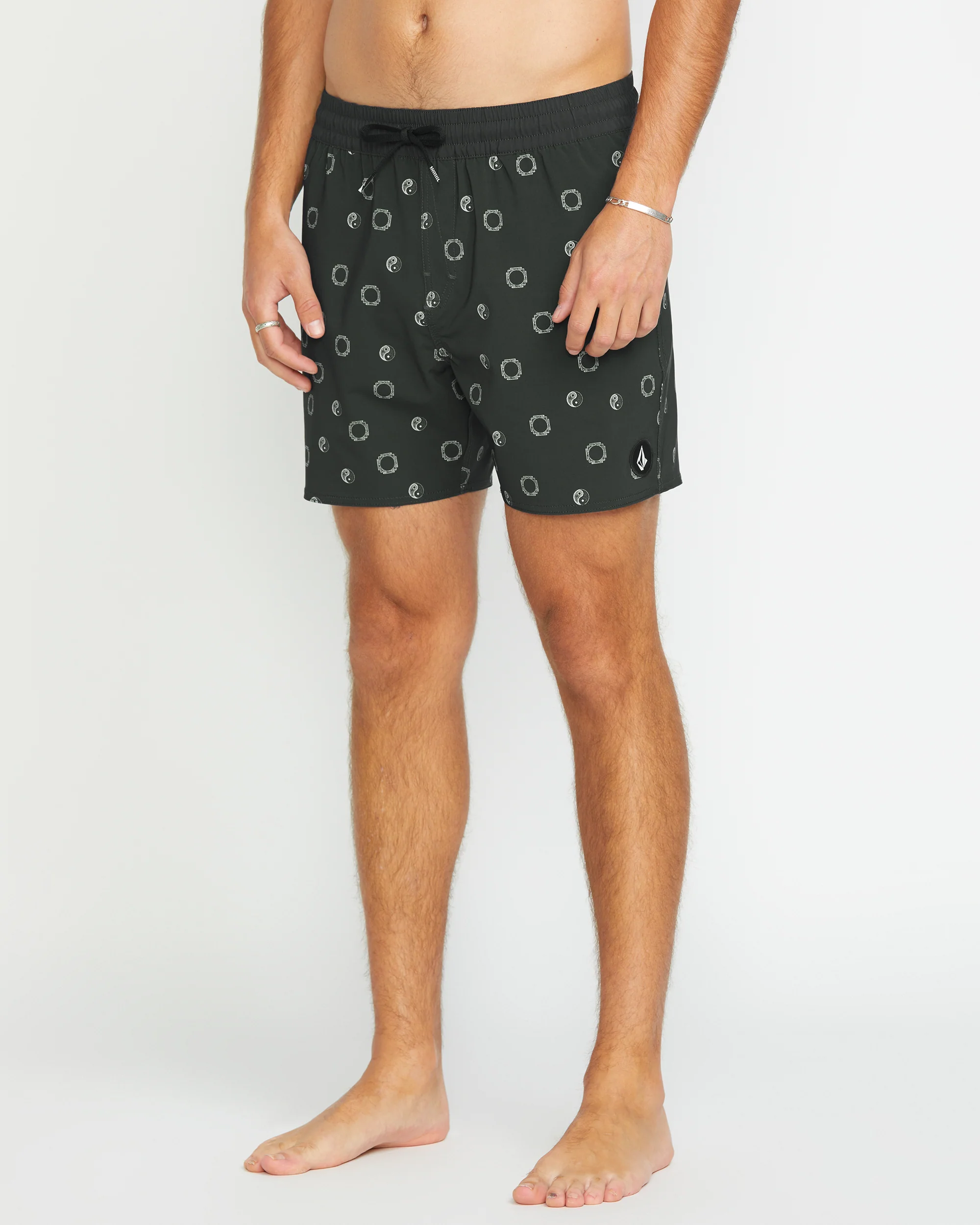 Lido Print Trunk 16" Boardshort - STEALTH - Image 5