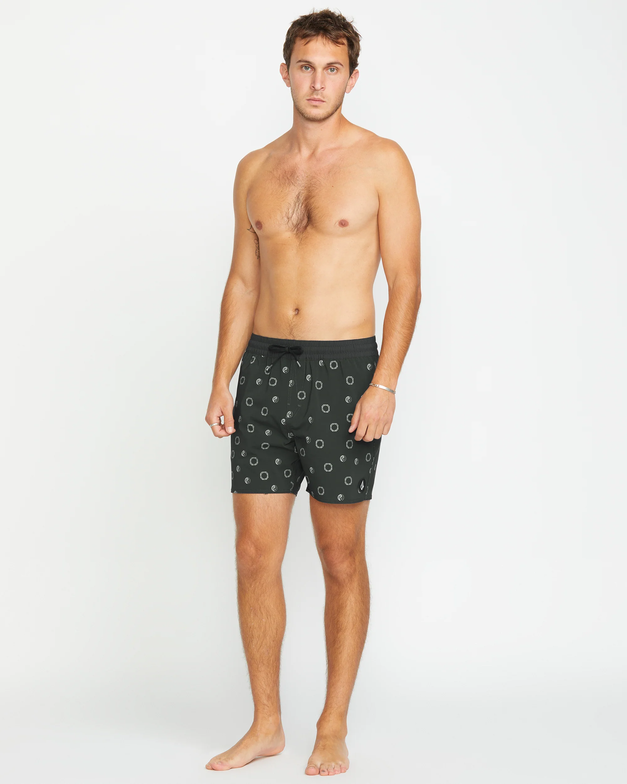 Lido Print Trunk 16" Boardshort - STEALTH - Image 6