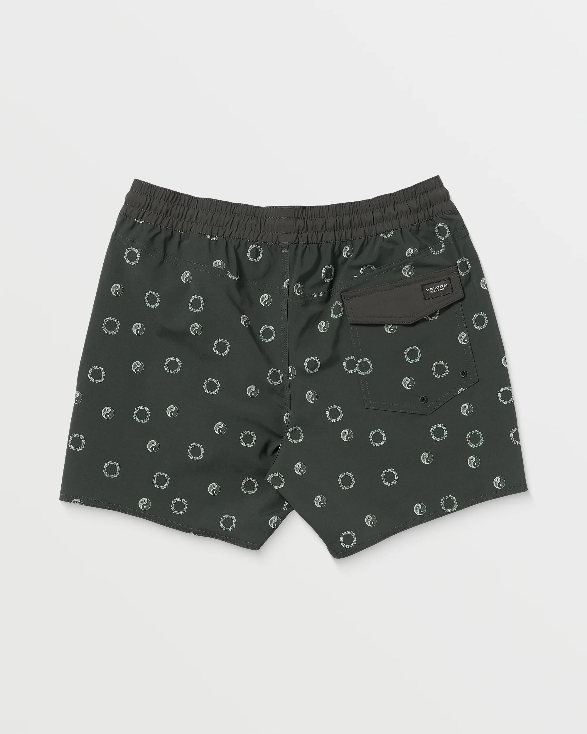 Lido Print Trunk 16" Boardshort - STEALTH - Image 8