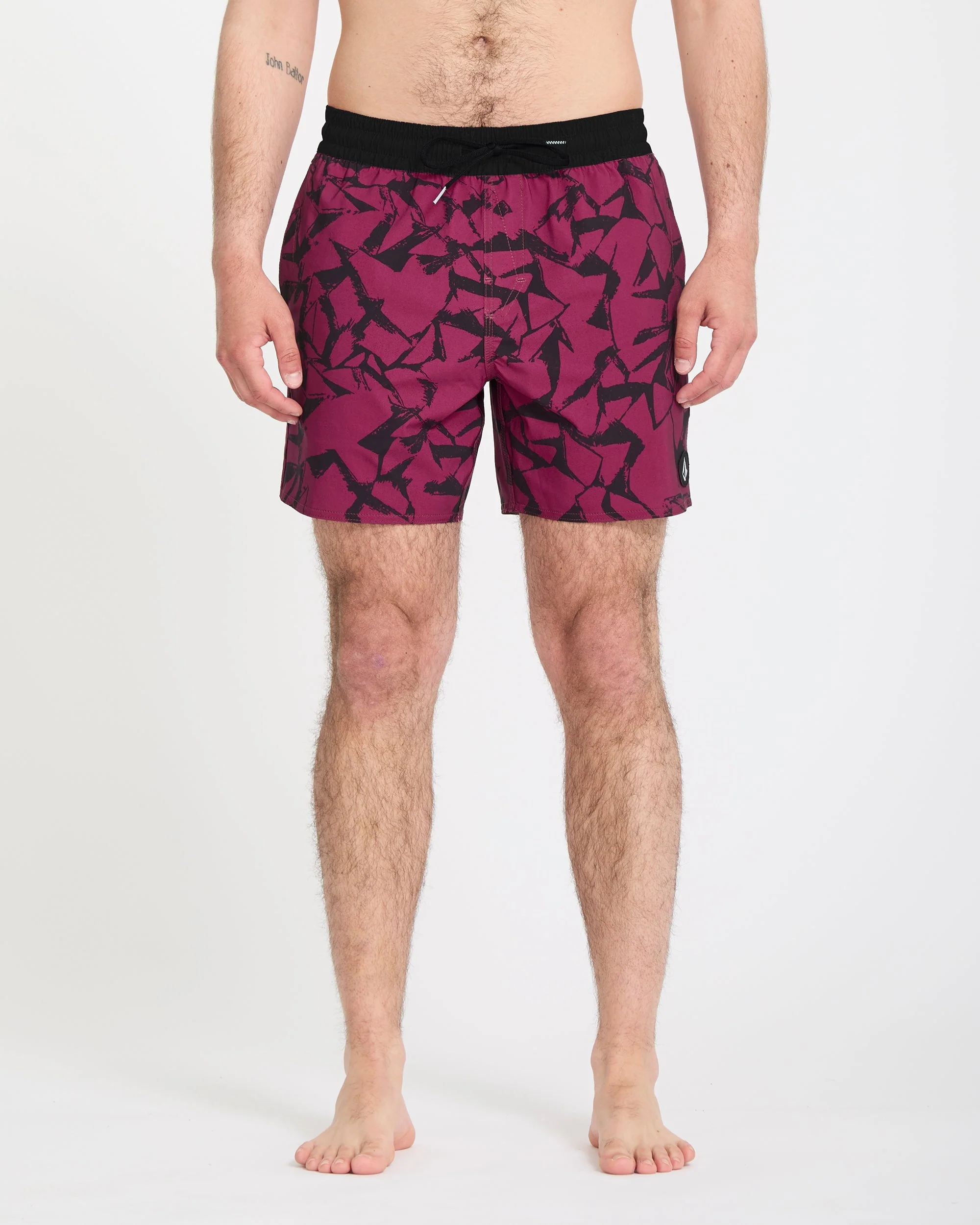 Lido Print Trunk 16" Boardshort - Sangria