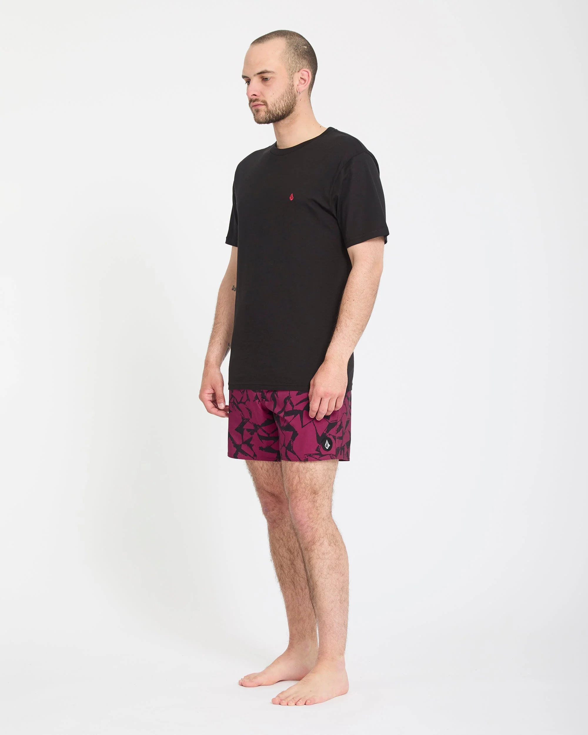 Lido Print Trunk 16" Boardshort - Sangria - Image 6