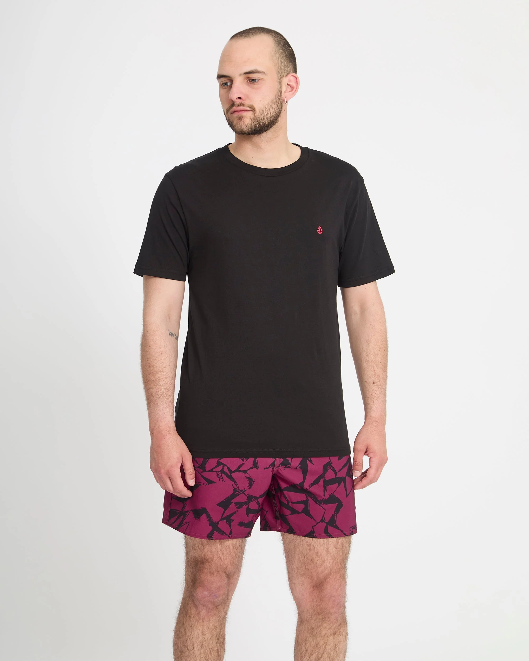 Lido Print Trunk 16" Boardshort - Sangria - Image 7