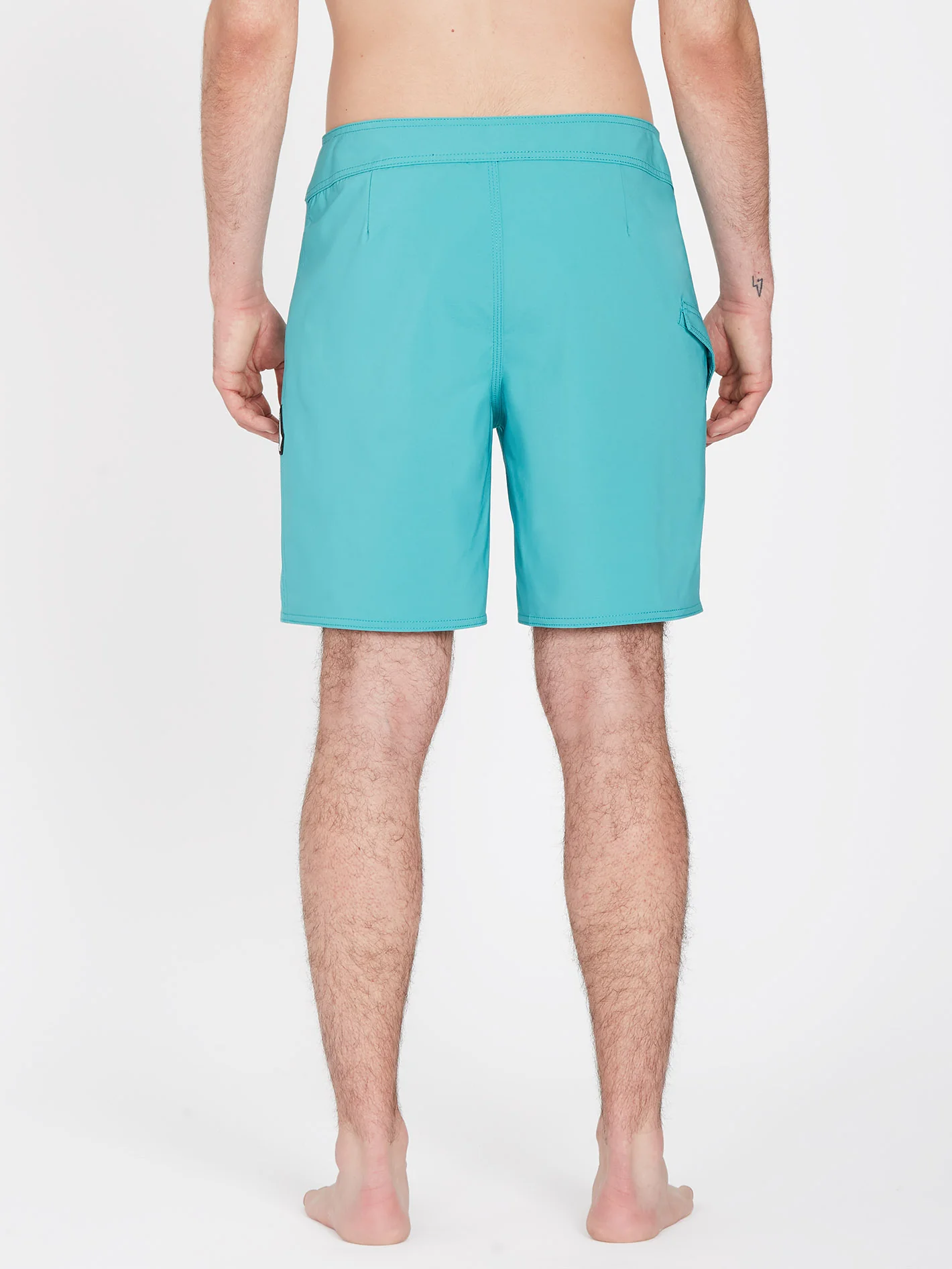 Lido Solid Mod 18" Boardshort - TEMPLE TEAL - Image 2