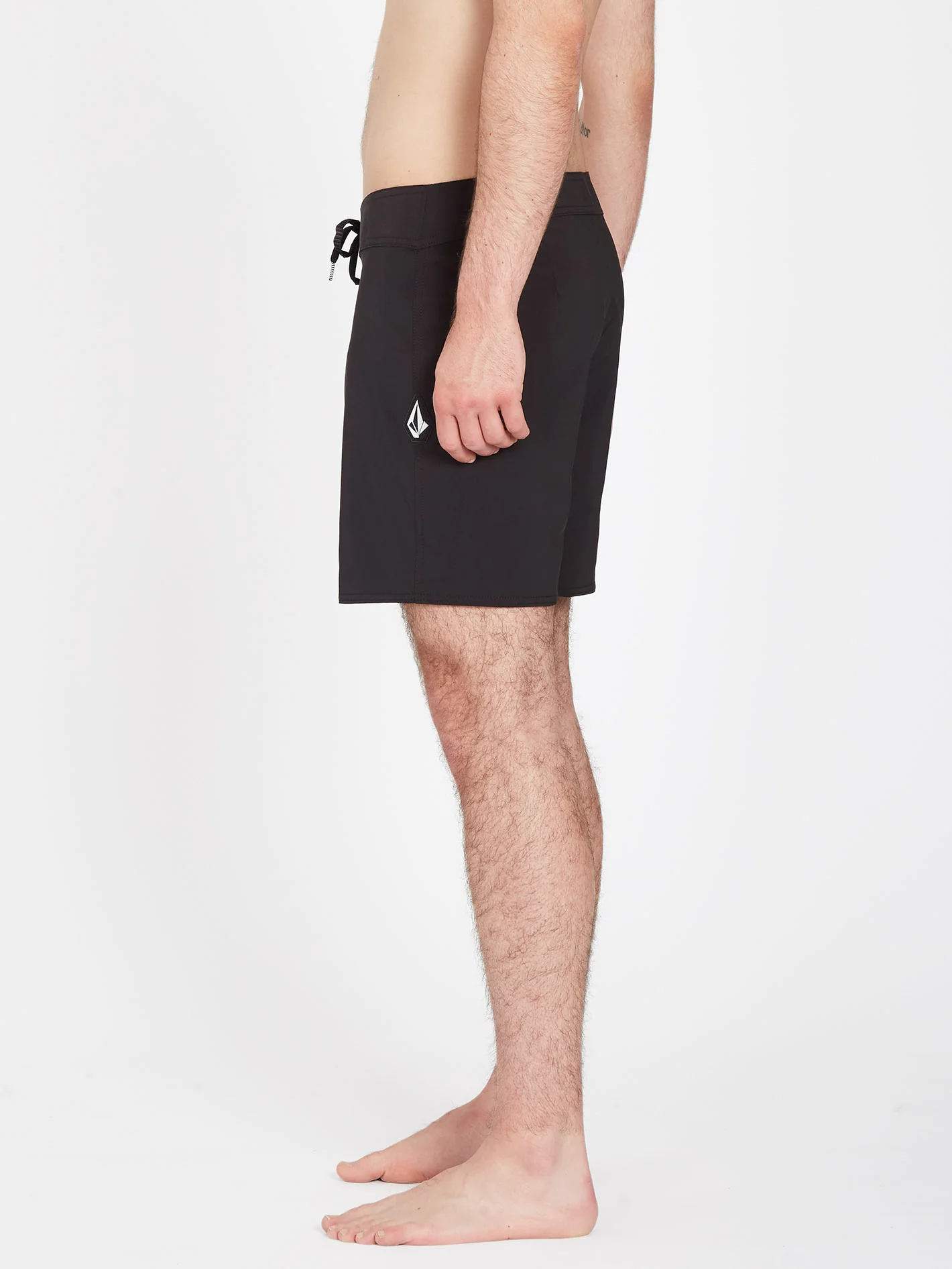 Lido Solid Mod 16" Boardshort - BLACK - Image 5