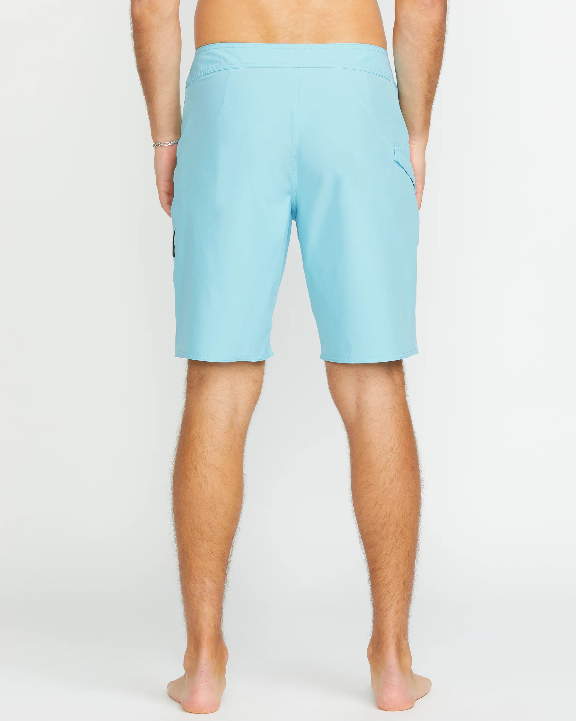 Lido Solid Mod 20" Boardshort - RESIN BLUE - Image 2