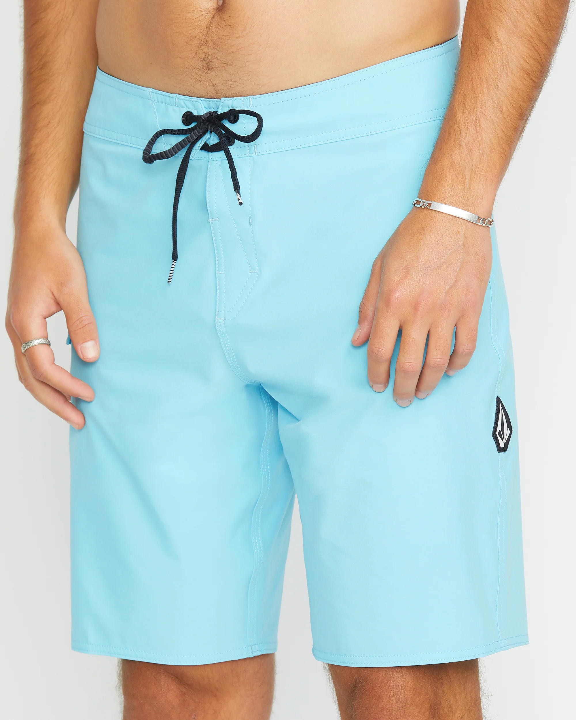 Lido Solid Mod 20" Boardshort - RESIN BLUE - Image 3