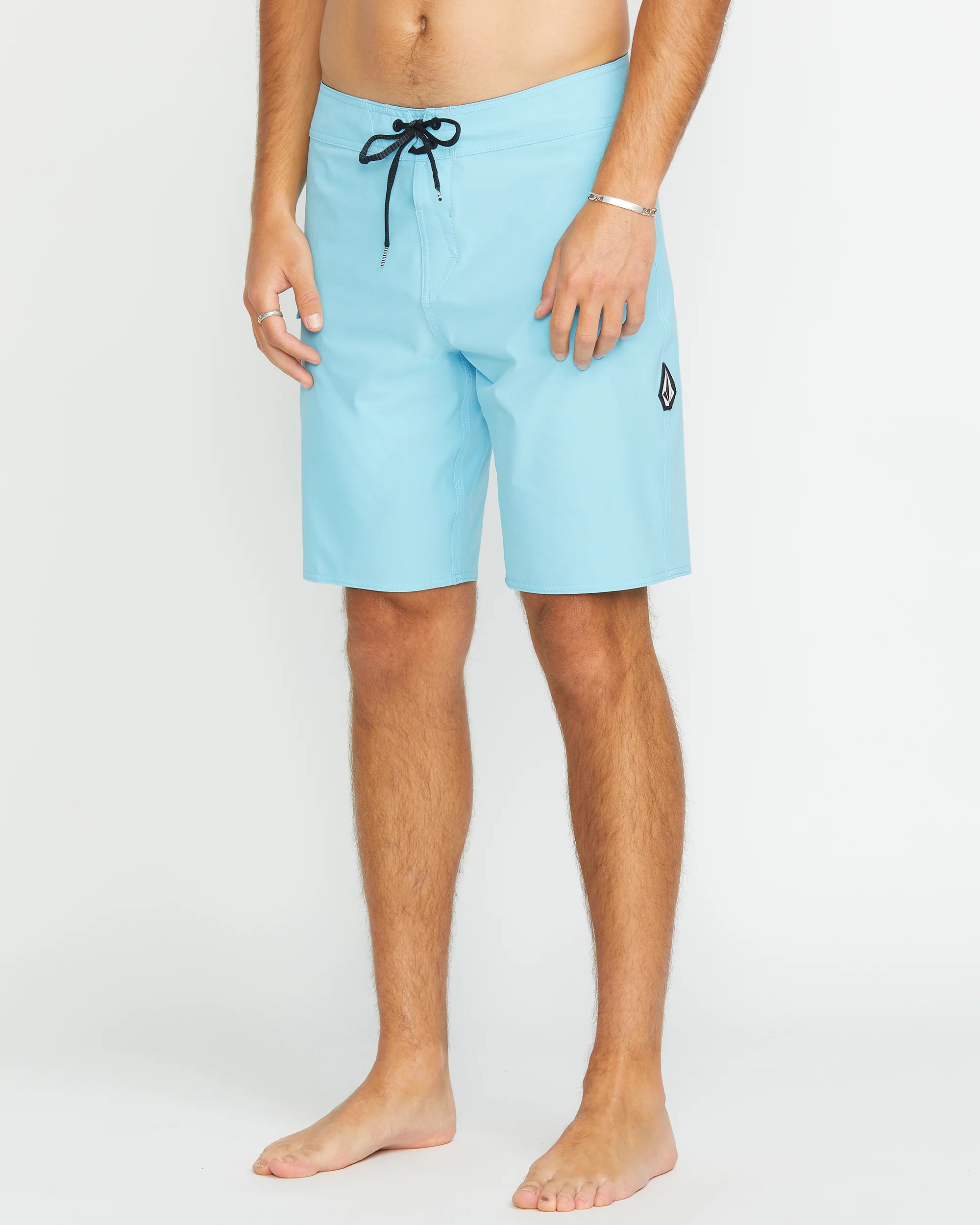 Lido Solid Mod 20" Boardshort - RESIN BLUE - Image 4