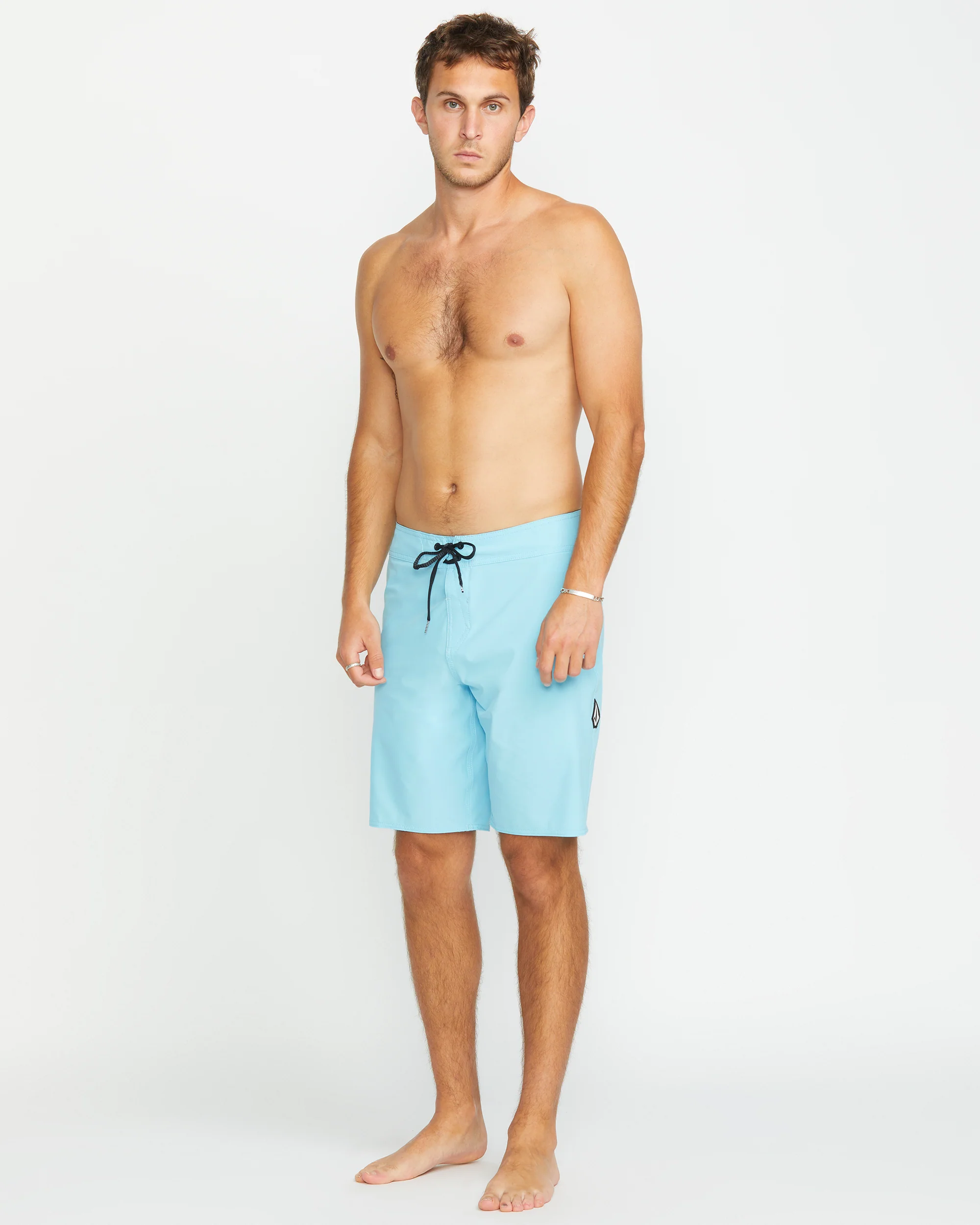 Lido Solid Mod 20" Boardshort - RESIN BLUE - Image 6