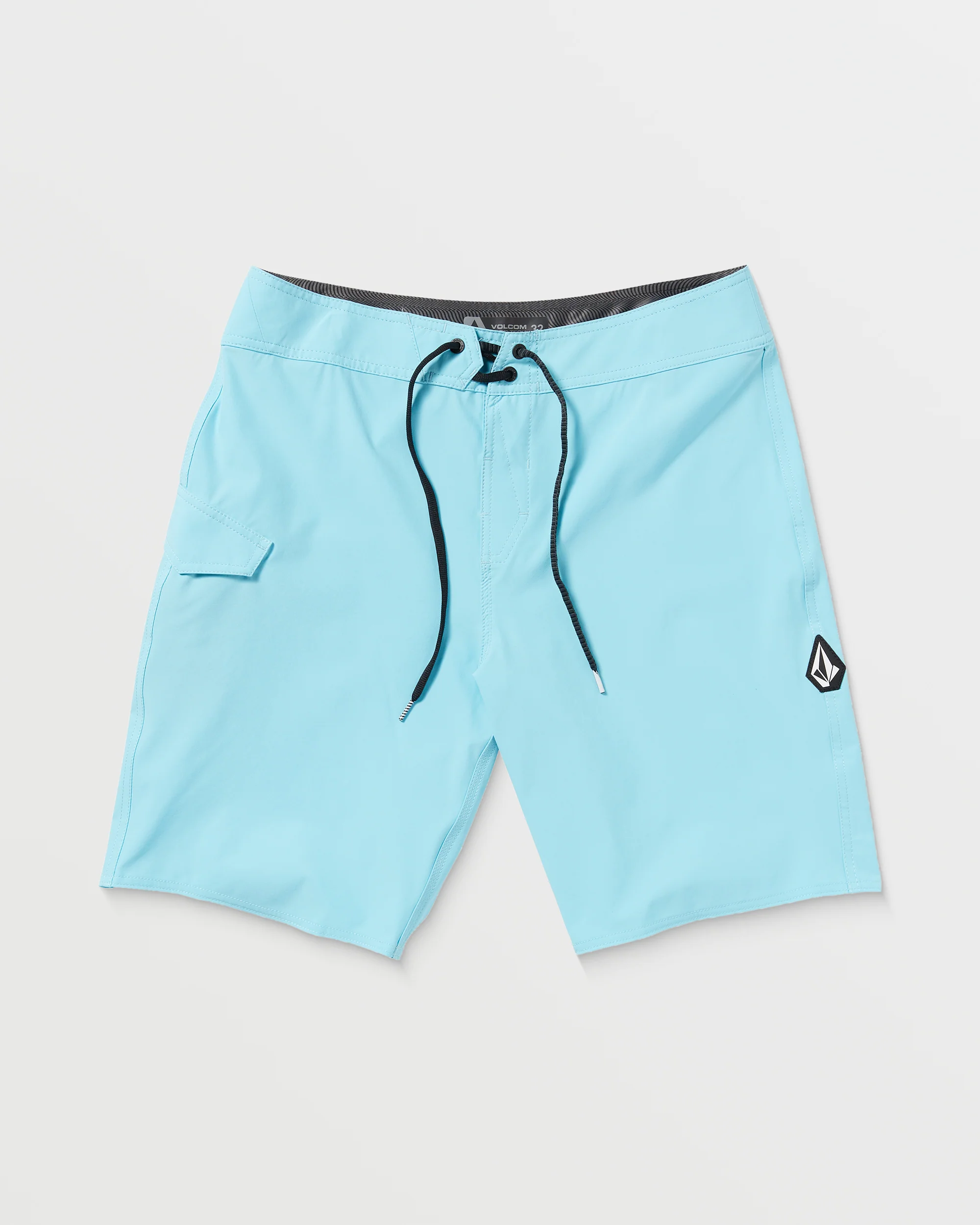 Lido Solid Mod 20" Boardshort - RESIN BLUE - Image 7