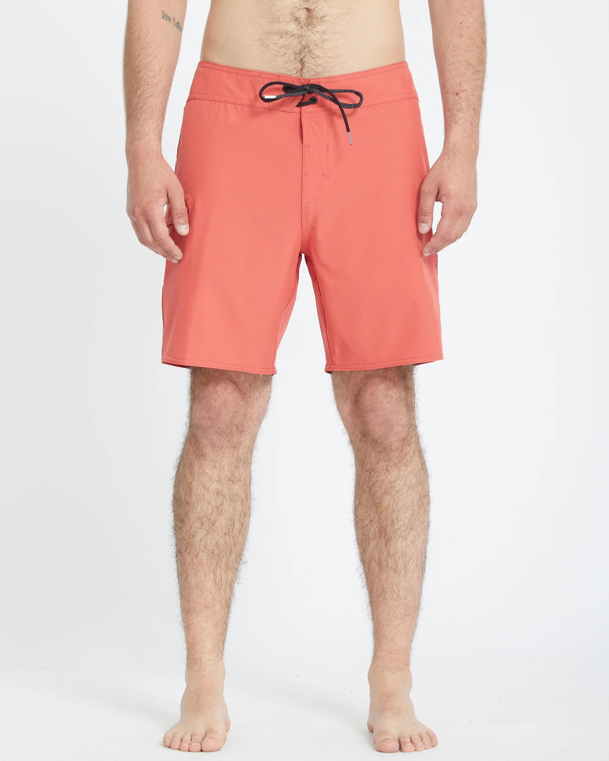 Lido Solid Mod 18" Boardshort - CRANBERRY