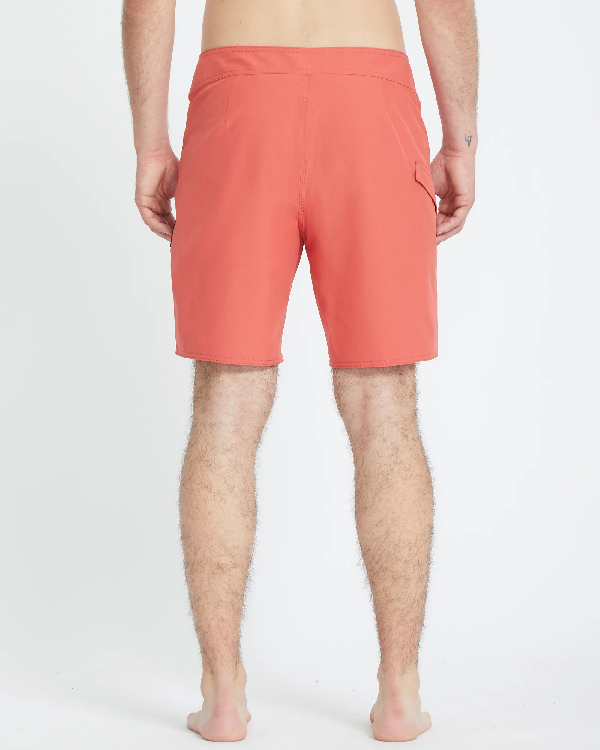 Lido Solid Mod 18" Boardshort - CRANBERRY - Image 2